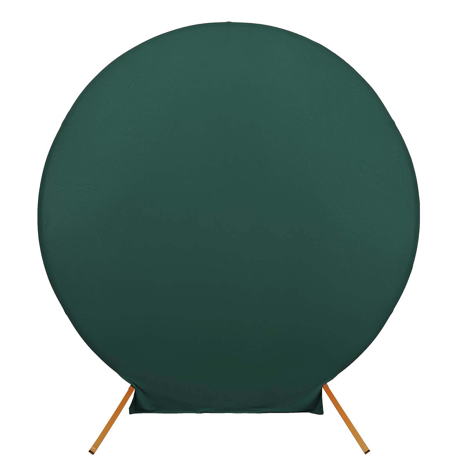 7.5ft Matte Hunter Emerald Green Round Spandex Fit Party Backdrop Stand Cover