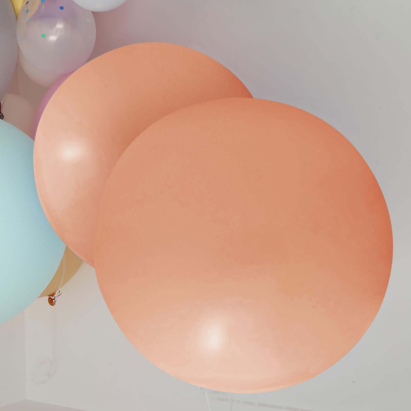 2 Pack 32 Large Matte Pastel Natural Helium or Air Latex Balloons