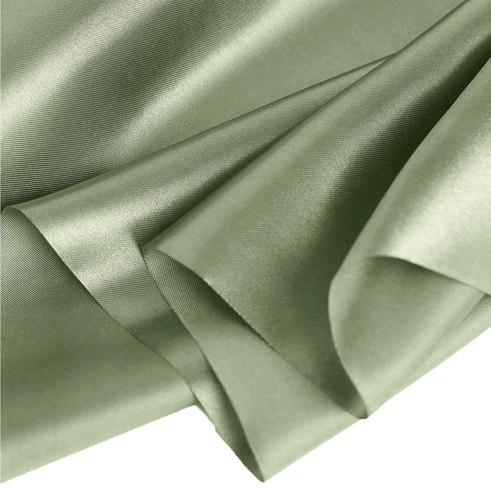 12x10yd Dusty Sage Green Satin Fabric Bolt, DIY Craft Wholesale Fabric