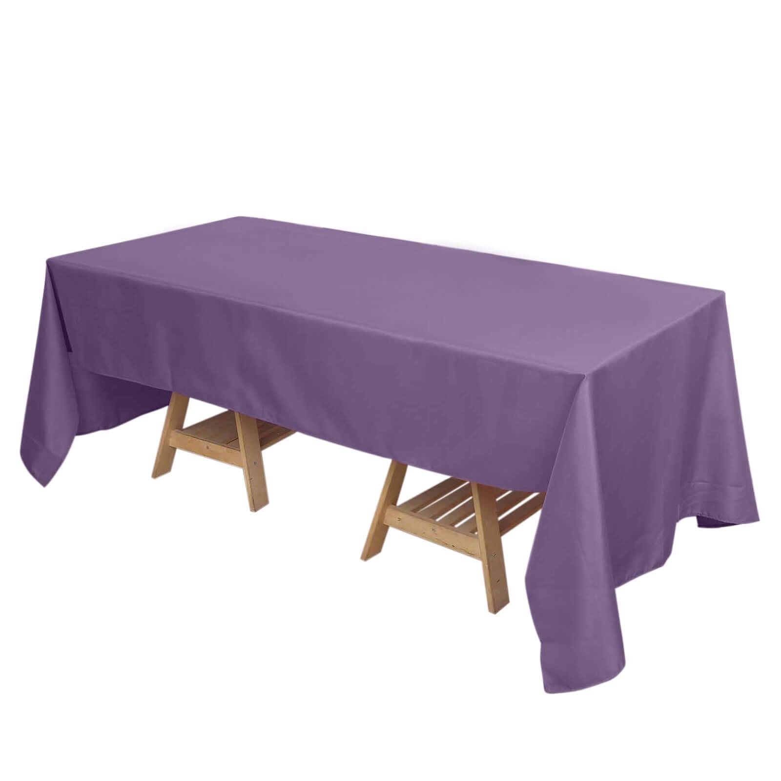 Polyester 72x120 Rectangle Tablecloth Violet Amethyst - Durable and Stylish Table Cover