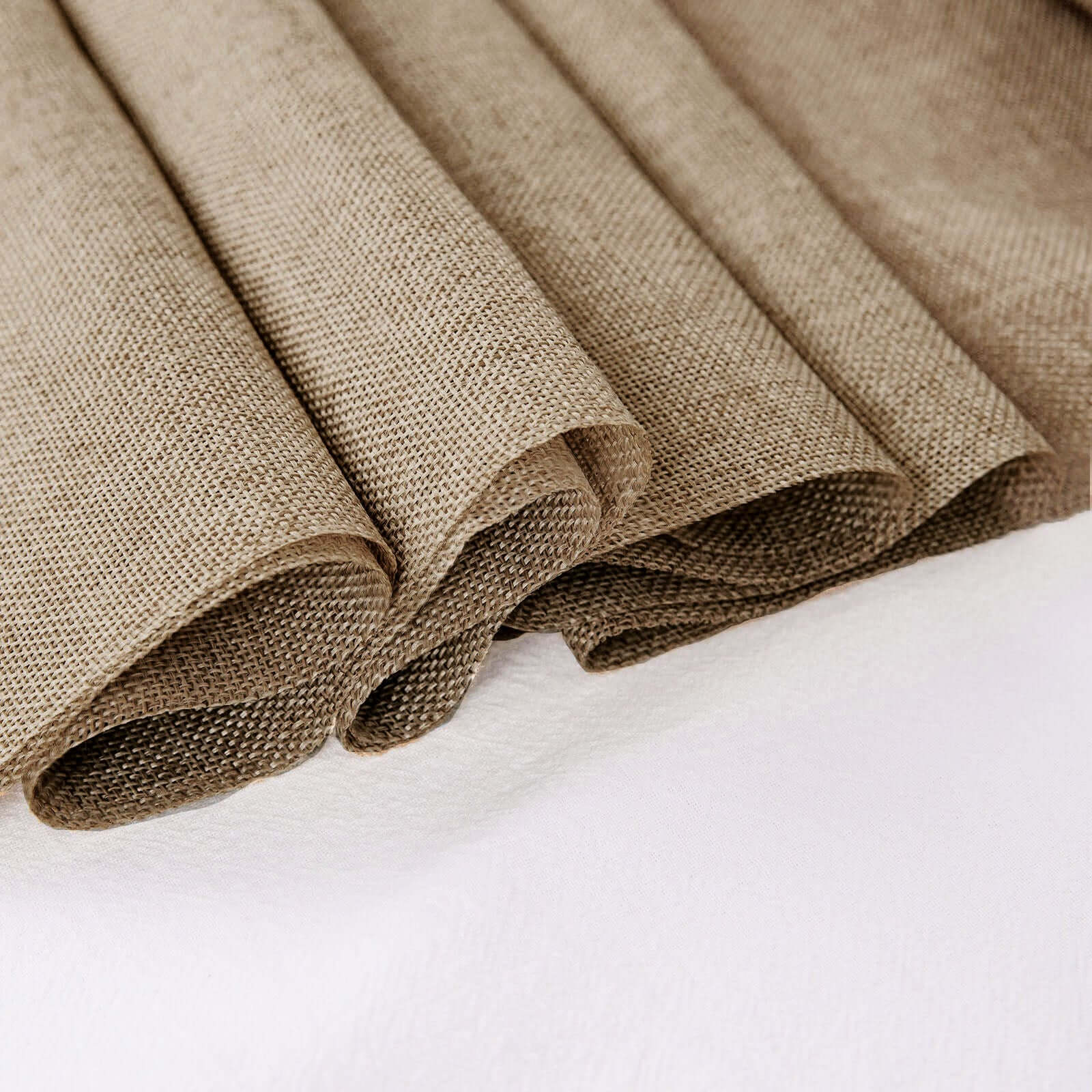 54x10 Yards Natural faux Burlap Fabric Roll, Jute Linen DIY Fabric Bolt