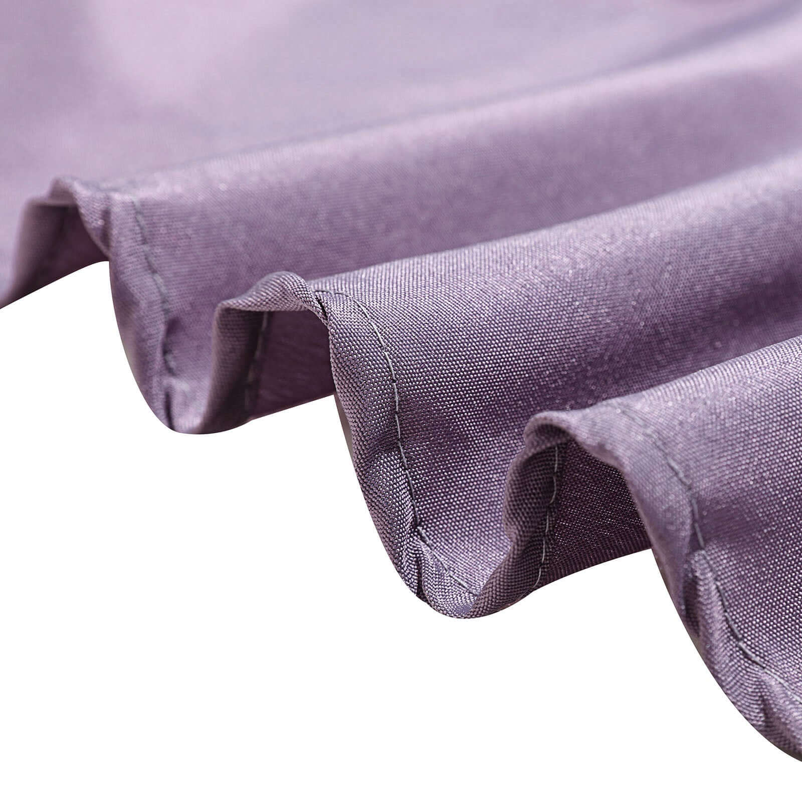 Polyester 120 Round Tablecloth Violet Amethyst - Seamless Wrinkle-Resistant Table Cover