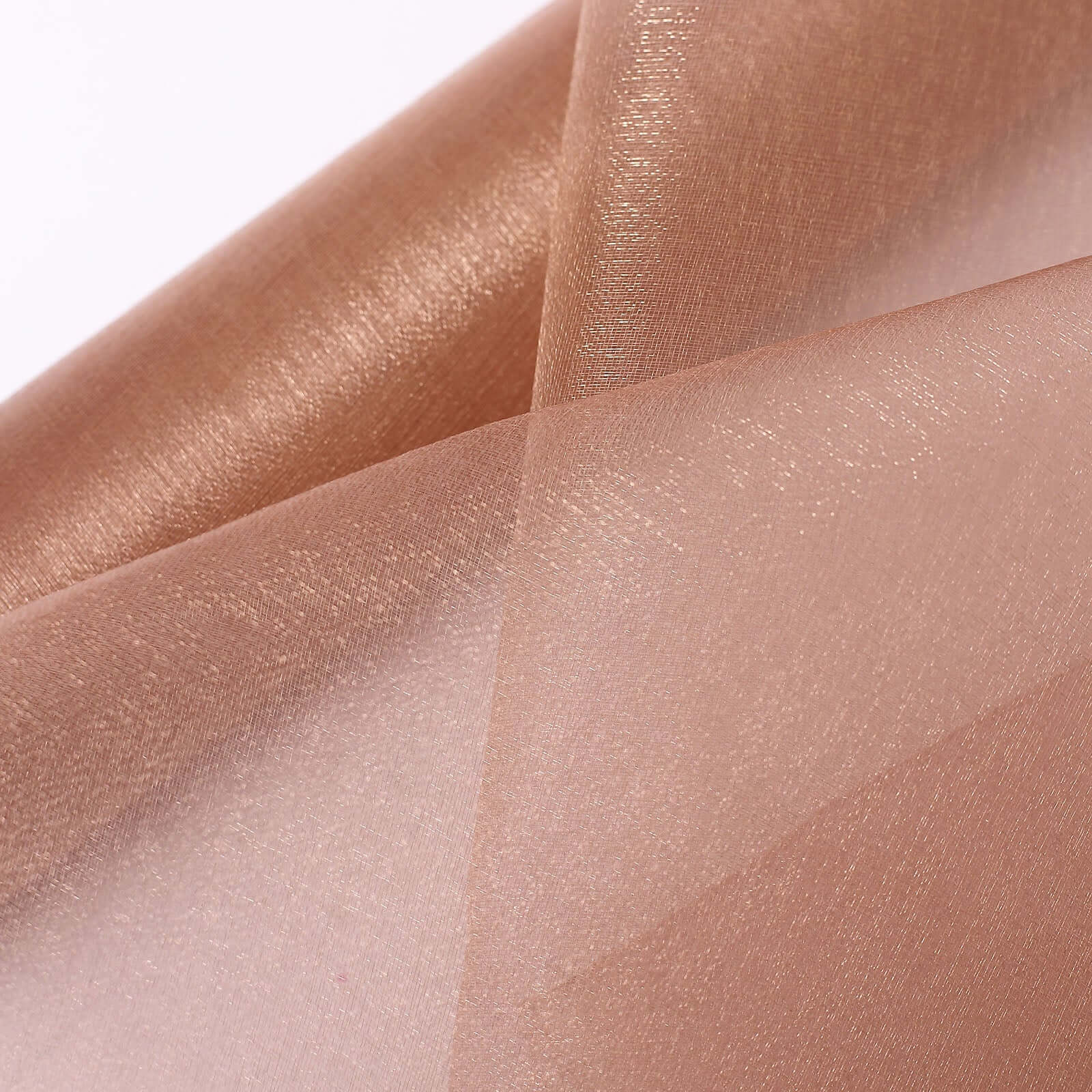 12x10yd Dusty Rose Sheer Chiffon Fabric Bolt, DIY Voile Drapery Roll