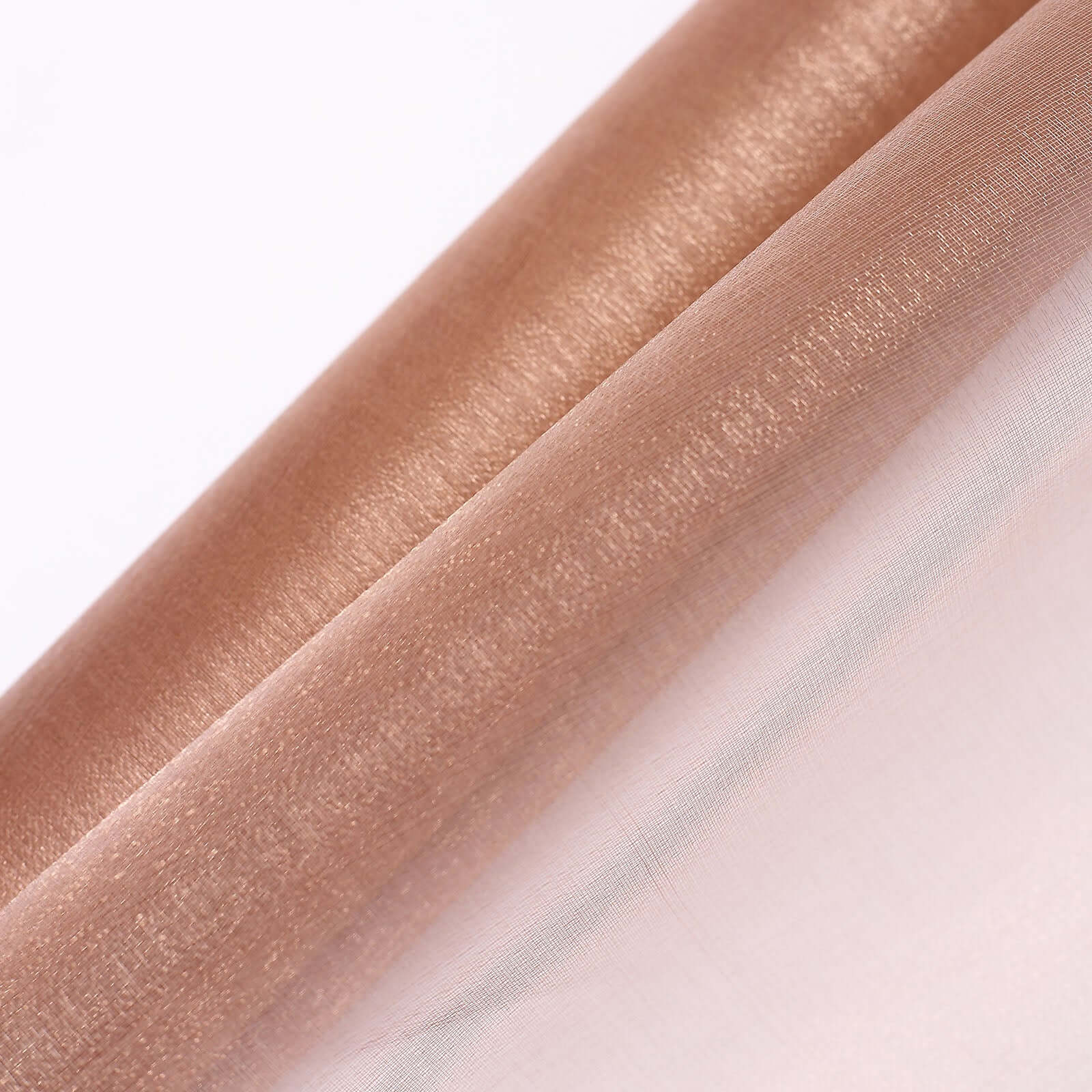 12x10yd Dusty Rose Sheer Chiffon Fabric Bolt, DIY Voile Drapery Roll