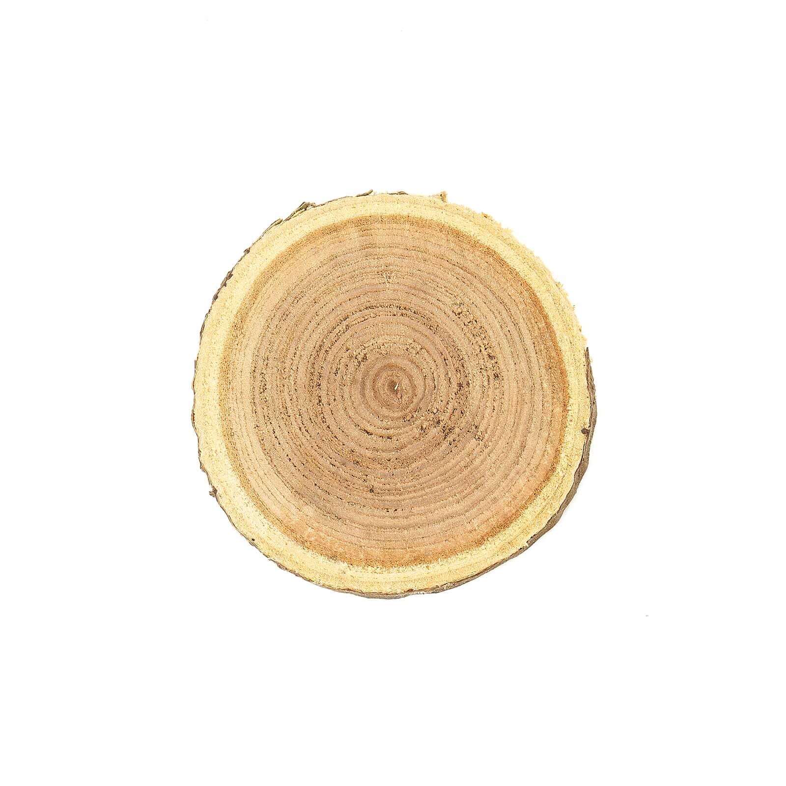 Rustic Cedar Wood Slices - Perfect Natural Accents for Weddings & Events 5 oz