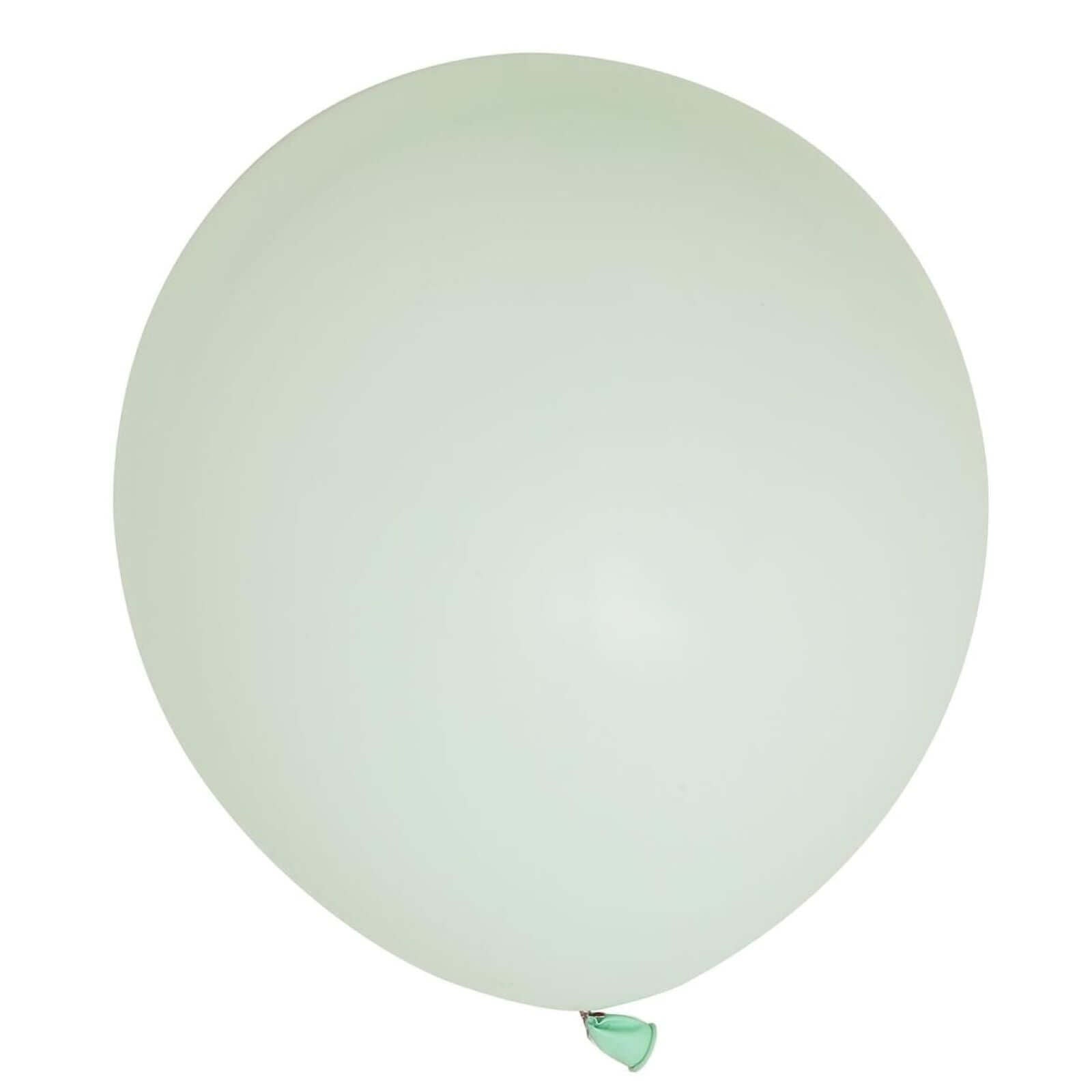 10 Pack 18 Matte Pastel Mint Helium or Air Latex Party Balloons