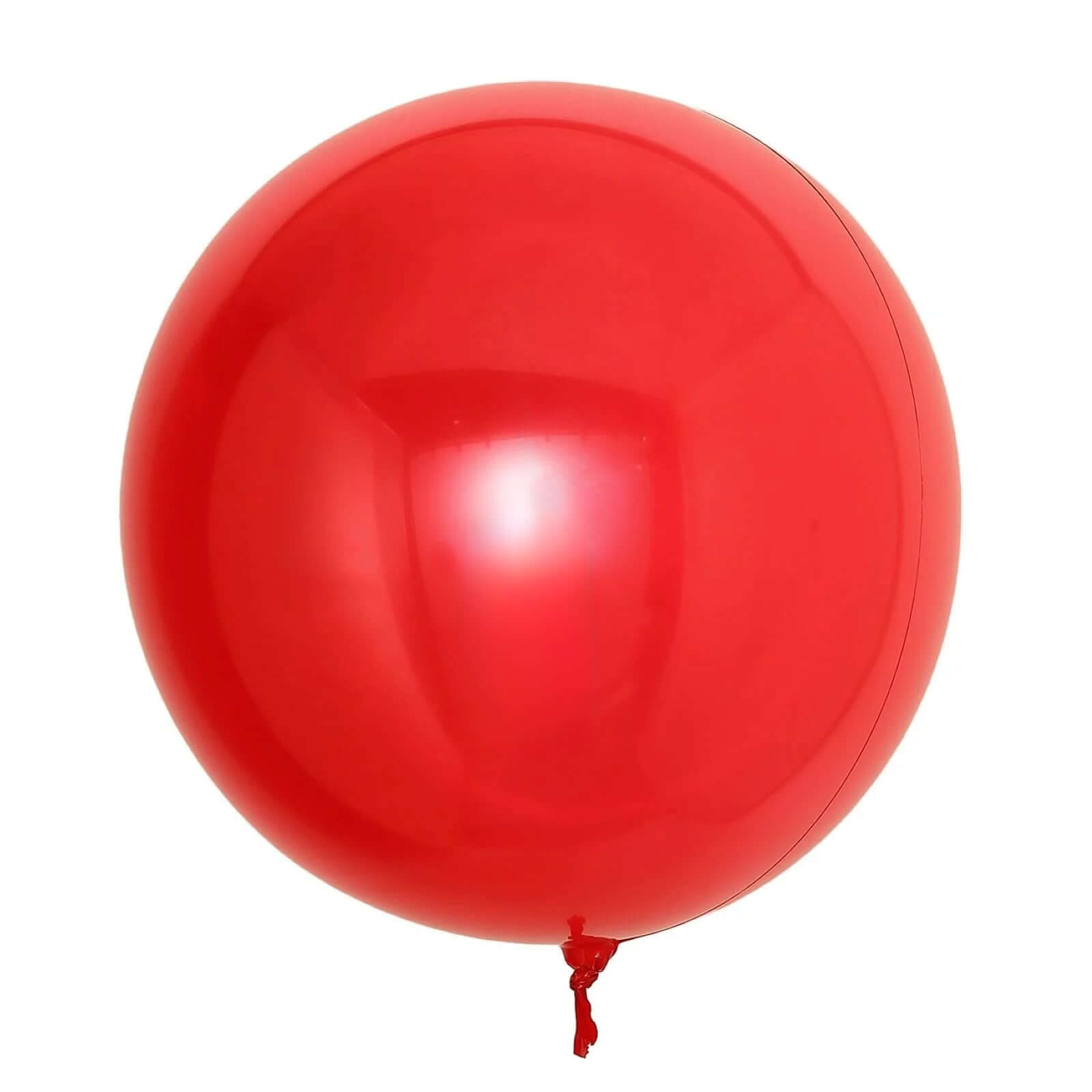 2 Pack 18 Shiny Red Reusable UV Protected Sphere Vinyl Balloons