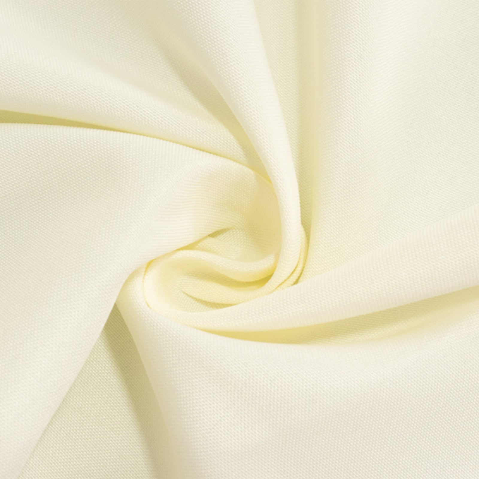 Premium Polyester 6ft Rectangle Tablecloth Ivory Durable Fitted 220GSM Table Cover