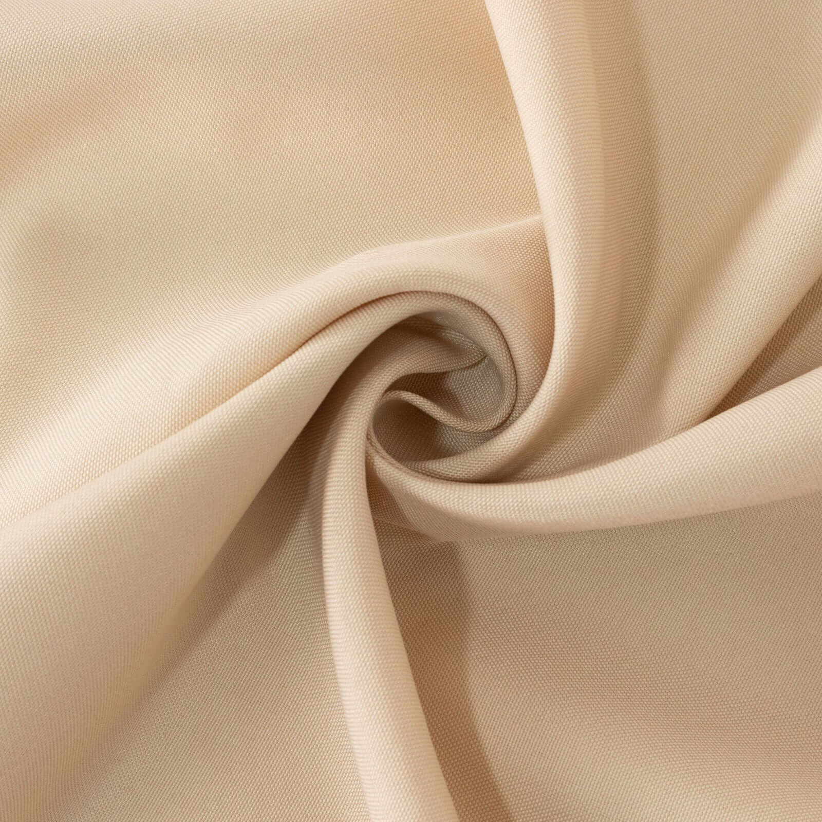 Premium Polyester 108 Round Tablecloth Beige - Wrinkle-Resistant 220GSM Table Cover