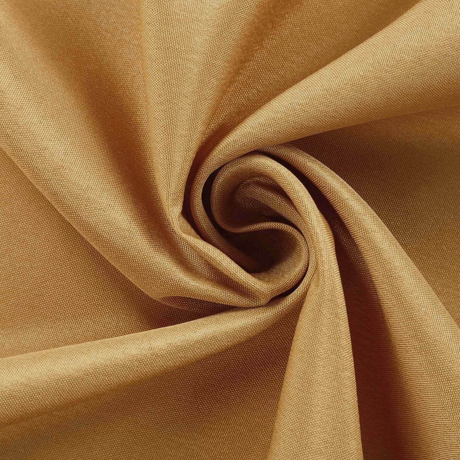 Polyester Square 54x54 Tablecloth Gold - Wrinkle-Resistant & Durable Table Cover for Events