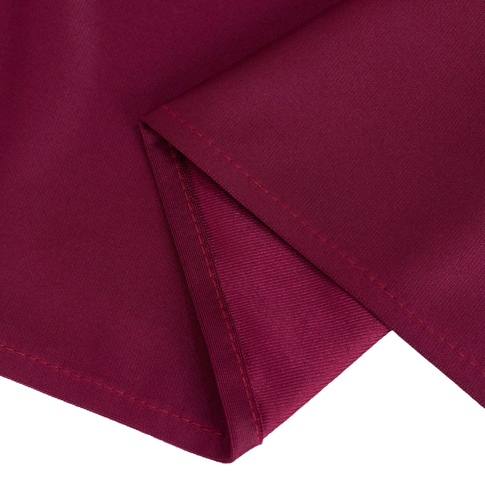 Premium Scuba Square 70x70 Tablecloth Burgundy - Wrinkle Free & Stain Resistant Table Cover