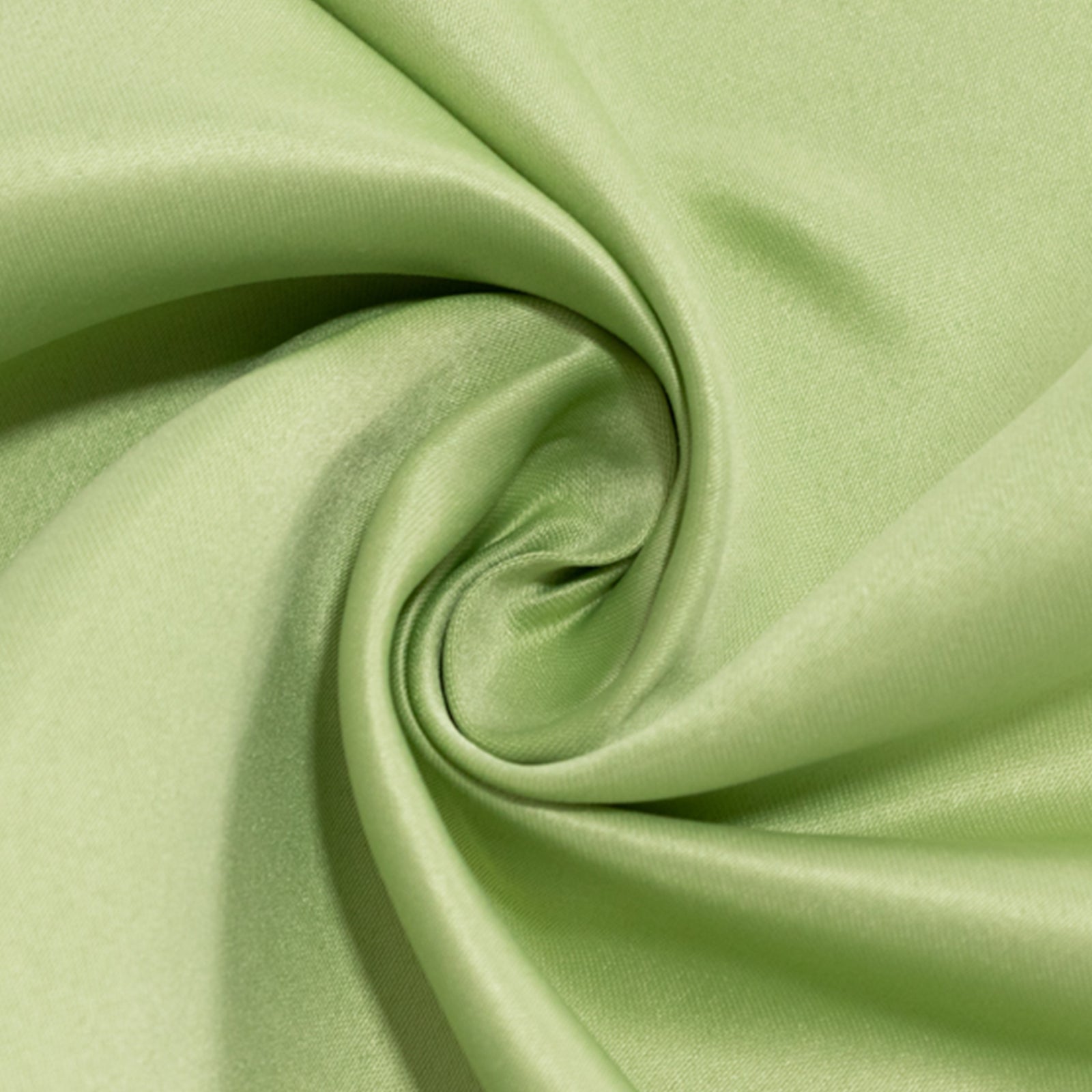 Lamour Satin 108 Round Tablecloth Sage Green - Durable & Silk-Like Table Cover