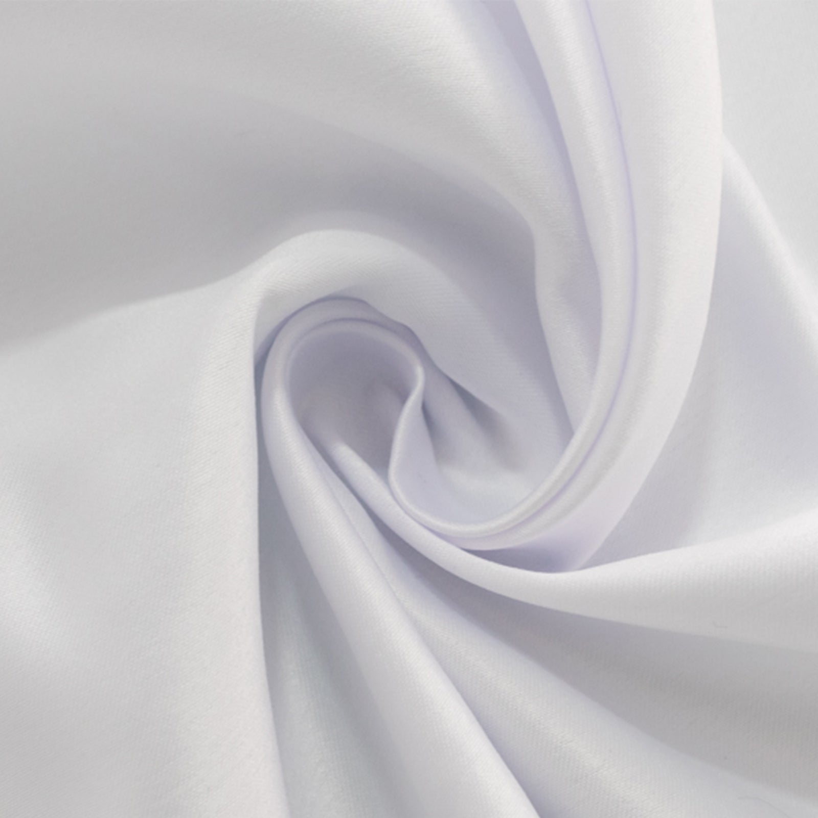 Lamour Satin 120 Round Tablecloth White - Seamless Table Cover with Soft Tempered Sheen for Upscale Gatherings