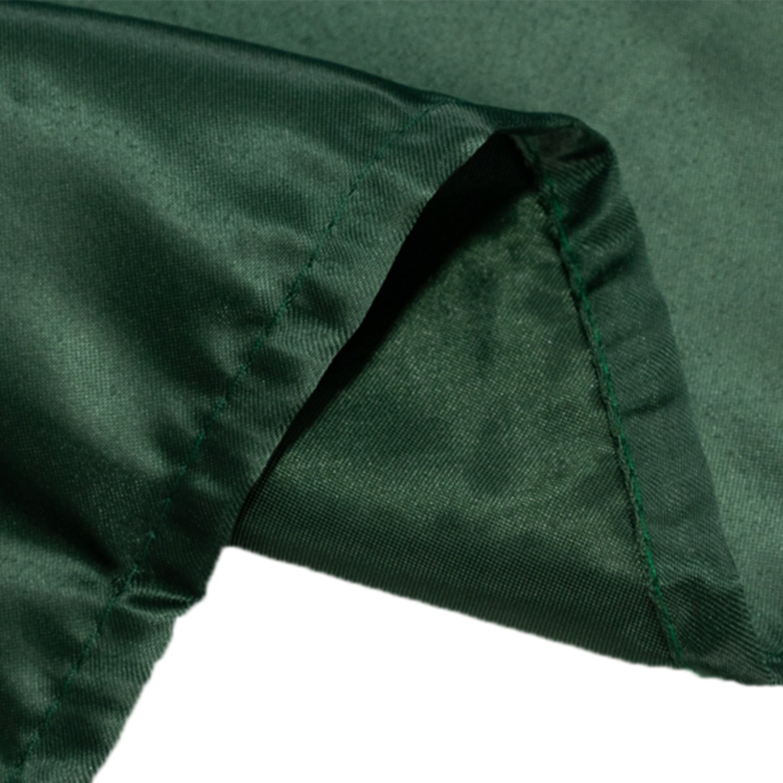 Lamour Satin 60x102 Rectangle Tablecloth Hunter Emerald Green - Durable & Silky Soft Feel Table