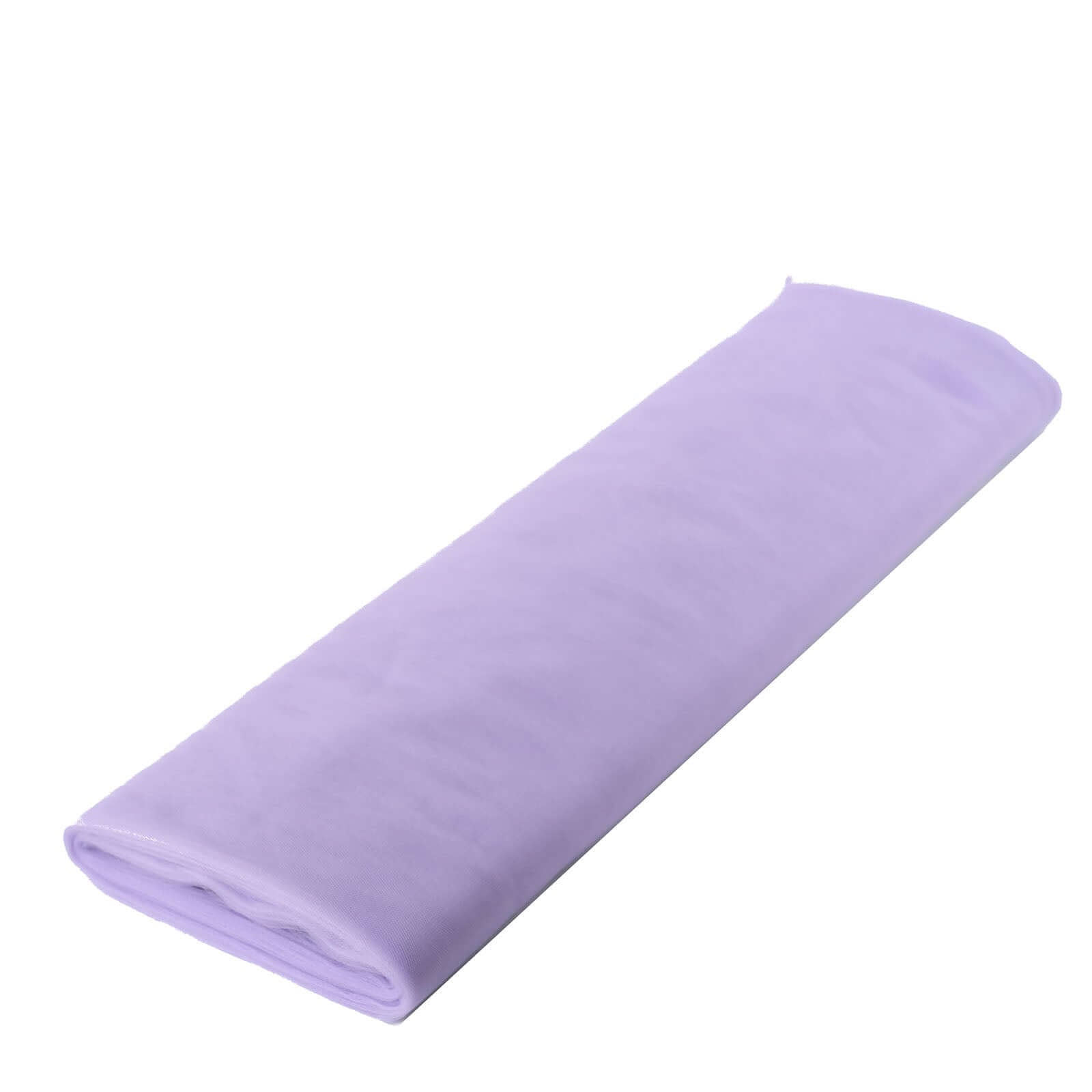 54x40 Yards Lavender Lilac Tulle Fabric Bolt, DIY Crafts Sheer Fabric Roll