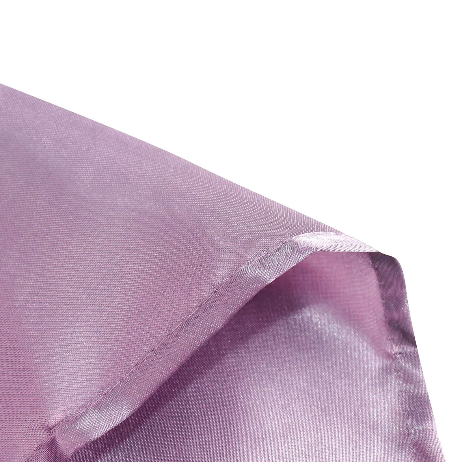 Satin Rectangular 90x132 Tablecloth Violet Amethyst Satin - Seamless Table Cover