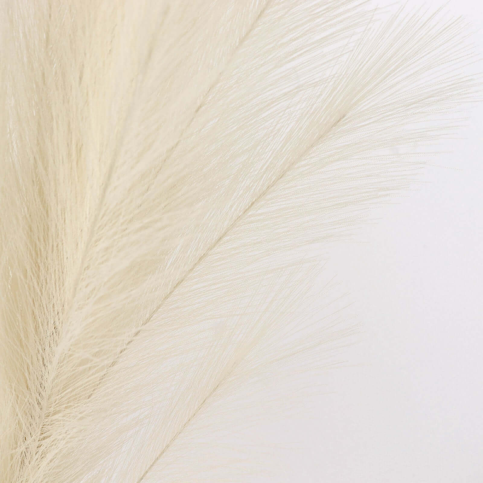 3 Stems Artificial Pampas Grass Decor Cream - Soft Realistic Faux Ornamental Grass Branches for Rustic Boho Chic Backdrops Floral Styling & Vase Displays 44