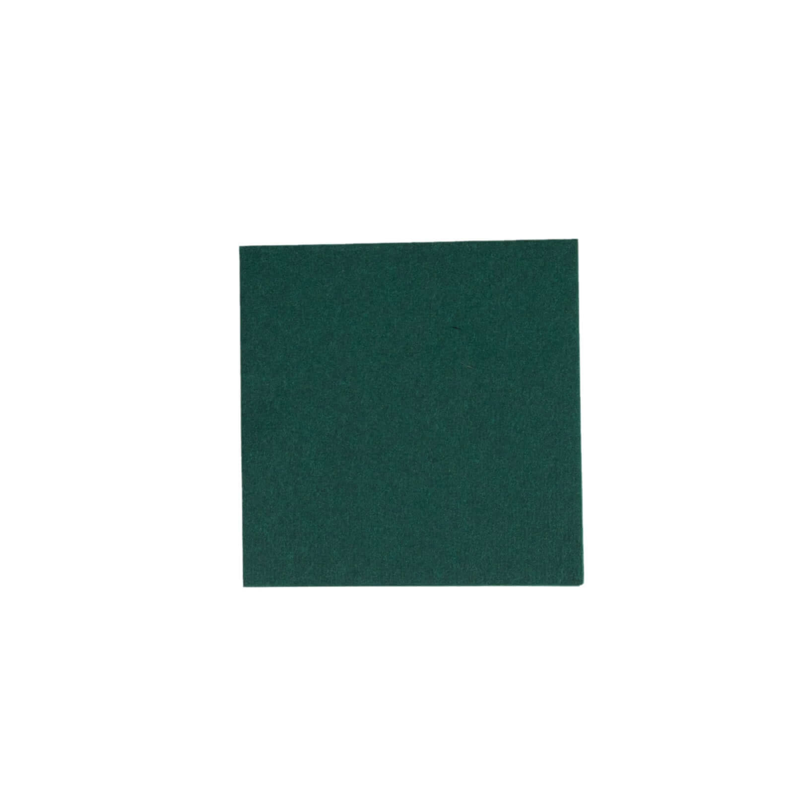 20-Pack Paper Linen-Like Cocktail Napkins Hunter Emerald Green - Disposable 5x5 Airlaid Soft Napkins