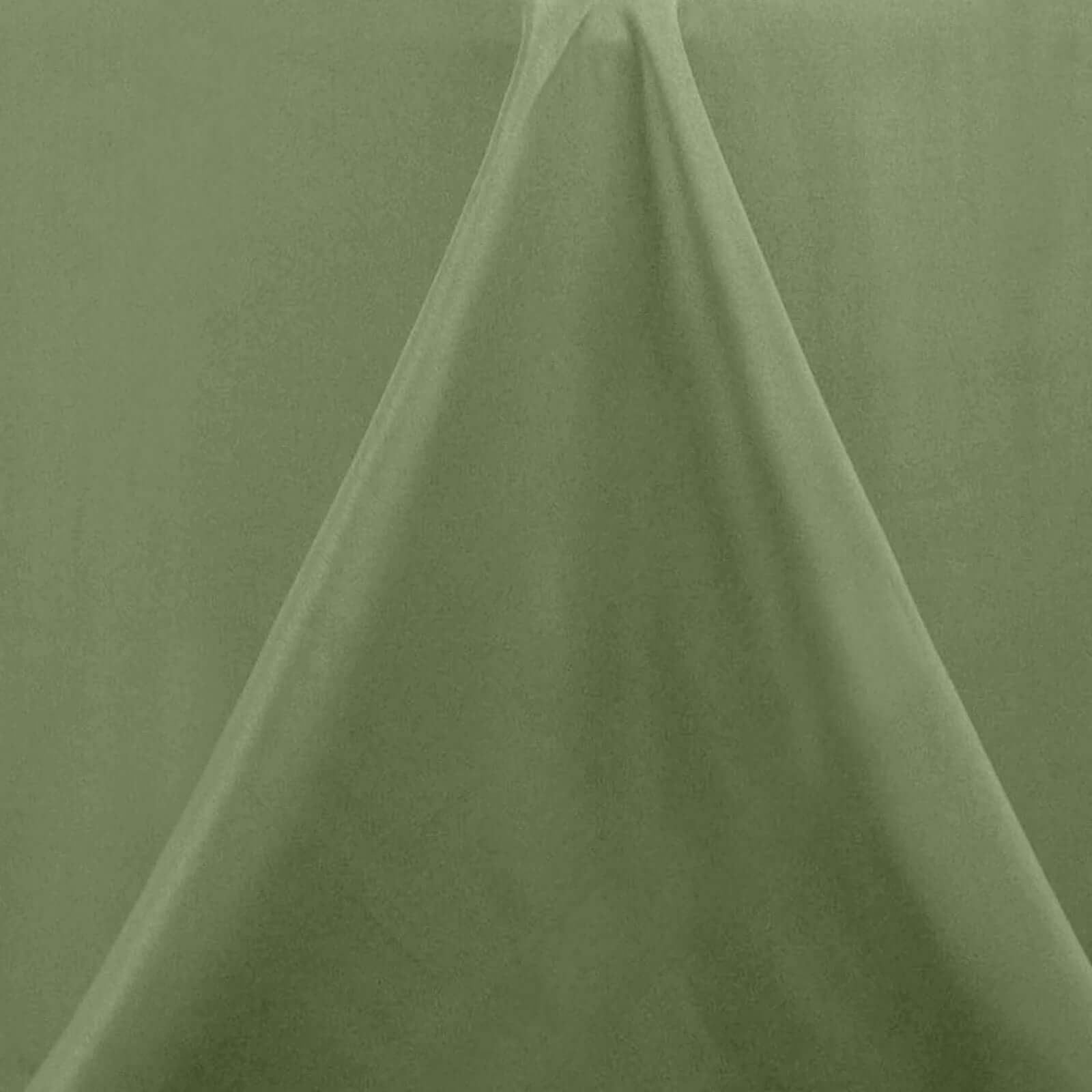 Premium Polyester 90x132 Rectangle Tablecloth Dusty Sage Green - Seamless 220GSM Stain-Resistant Table Cover