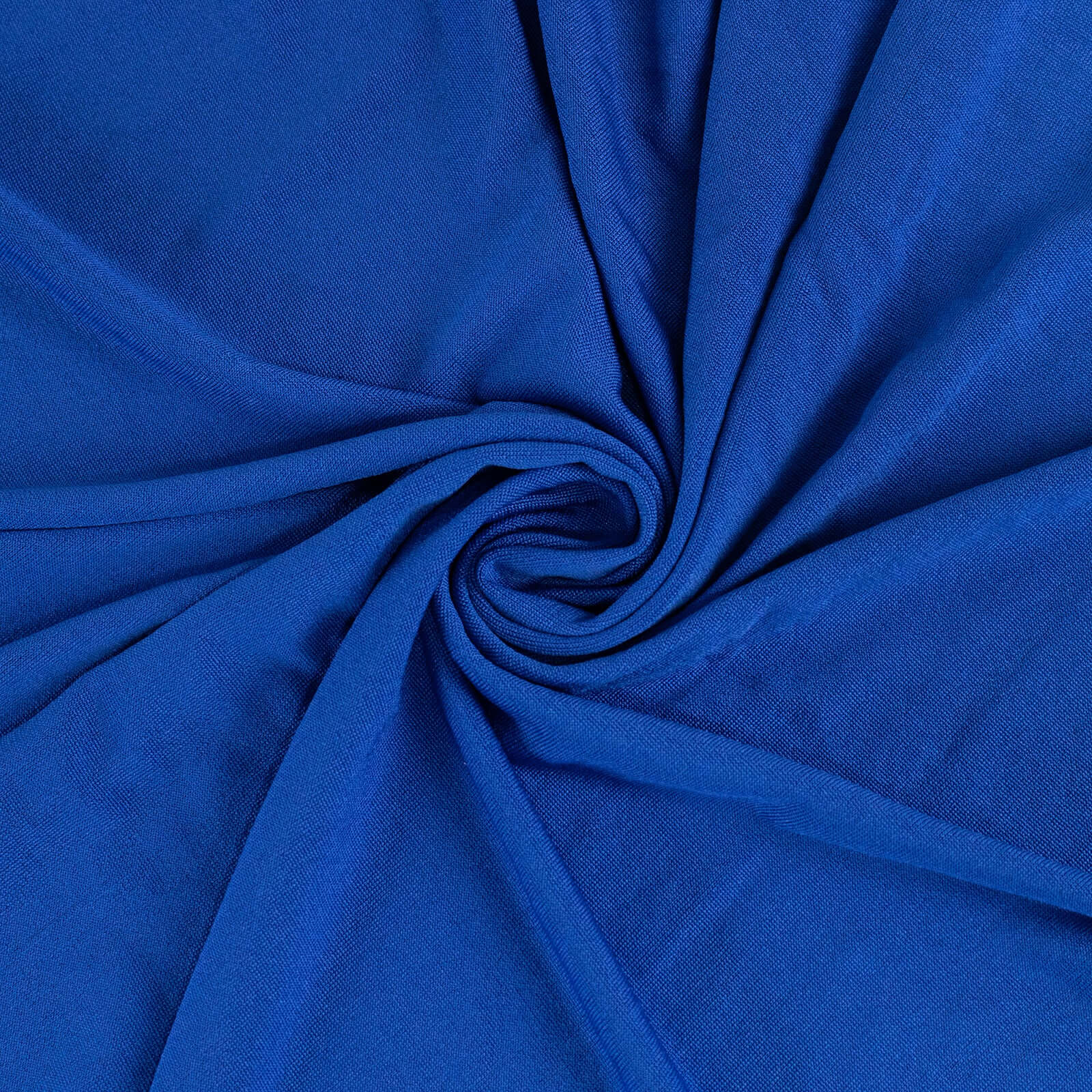 Stretch Spandex 6ft Round Tablecloth Royal Blue - Durable Form-Fitting Table Cover