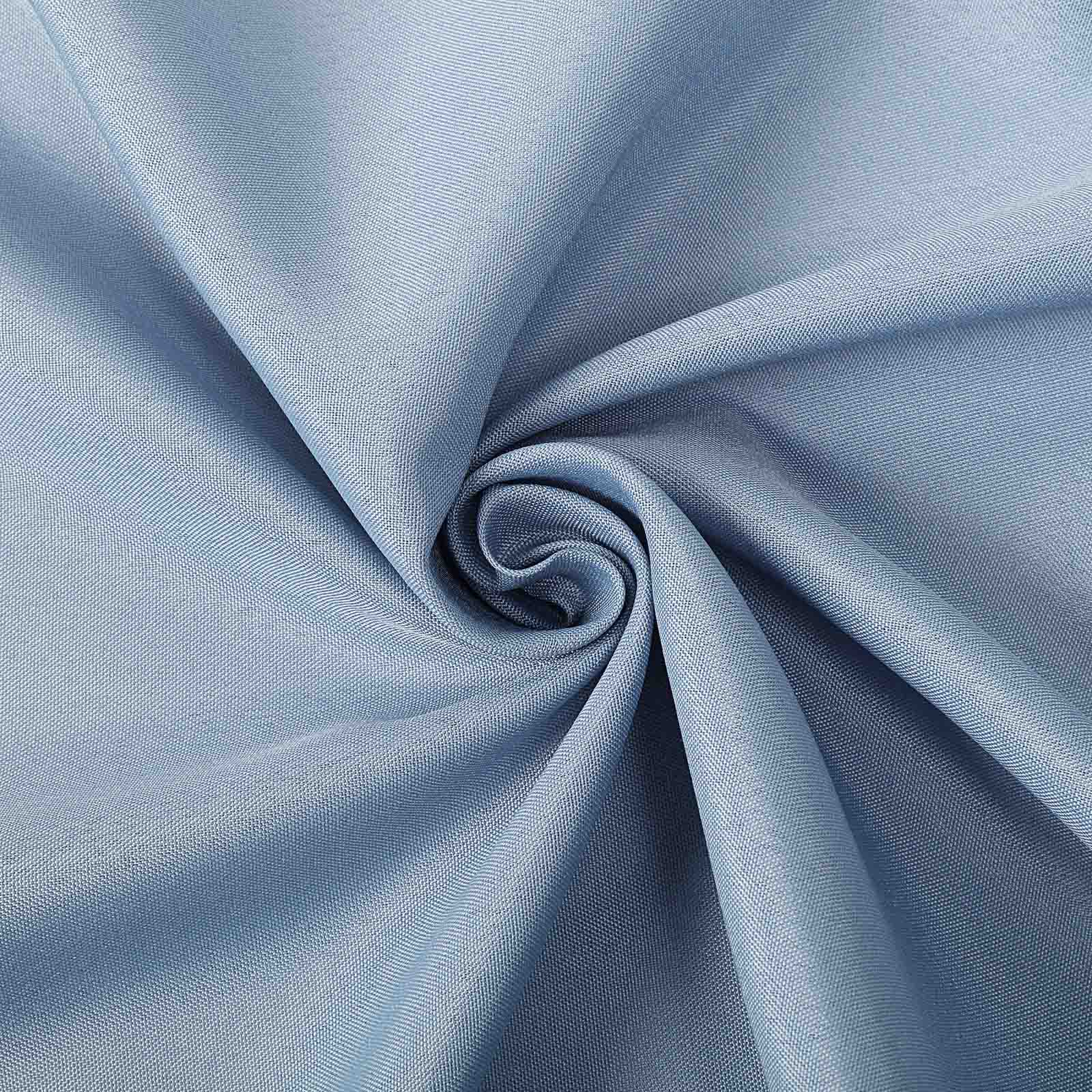 Polyester 90x156 Rectangle Tablecloth Dusty Blue - Seamless Wrinkle-Resistant Table Cover