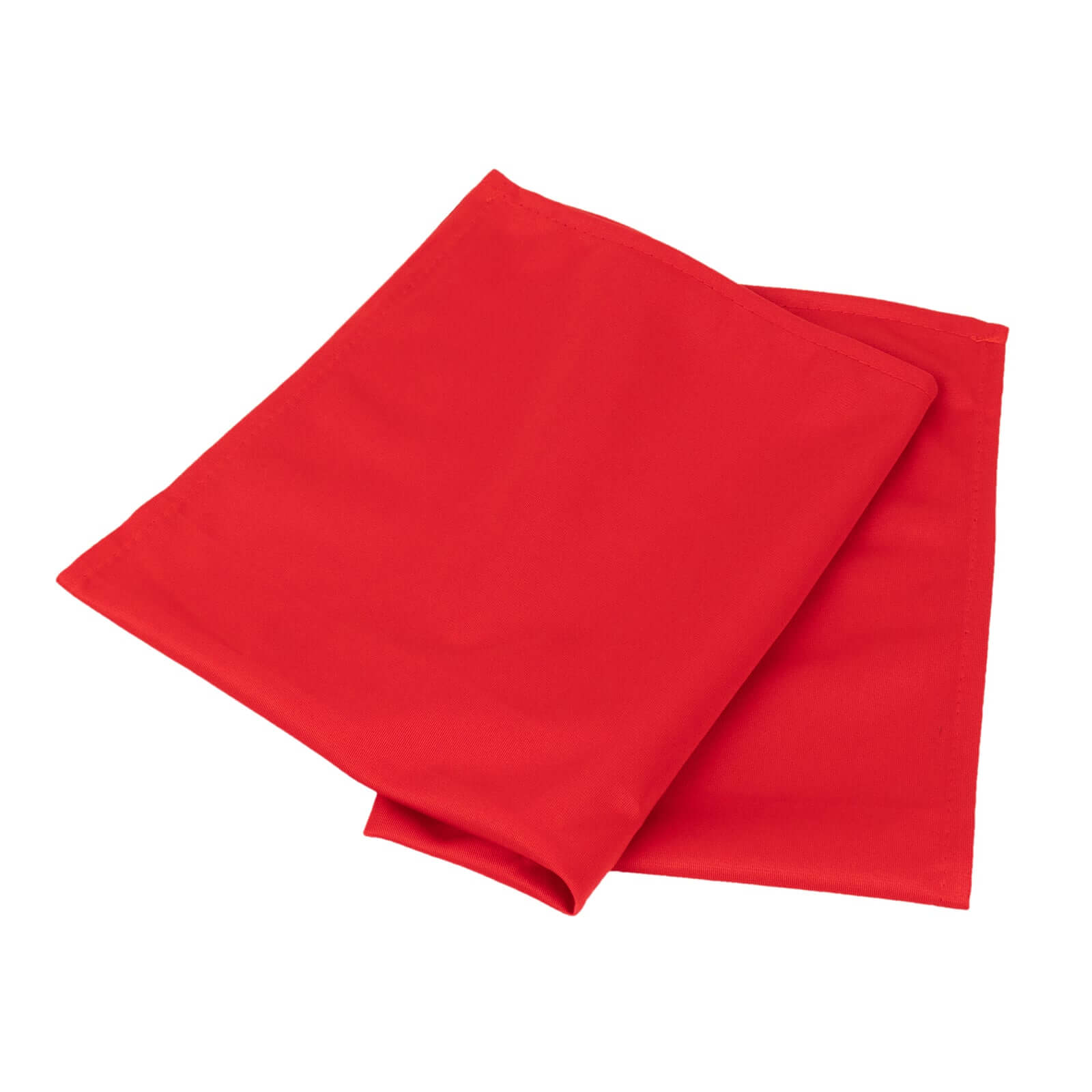 5 Pack Premium Scuba 20x20 Napkins Red - Durable & Reusable Dinner Napkins