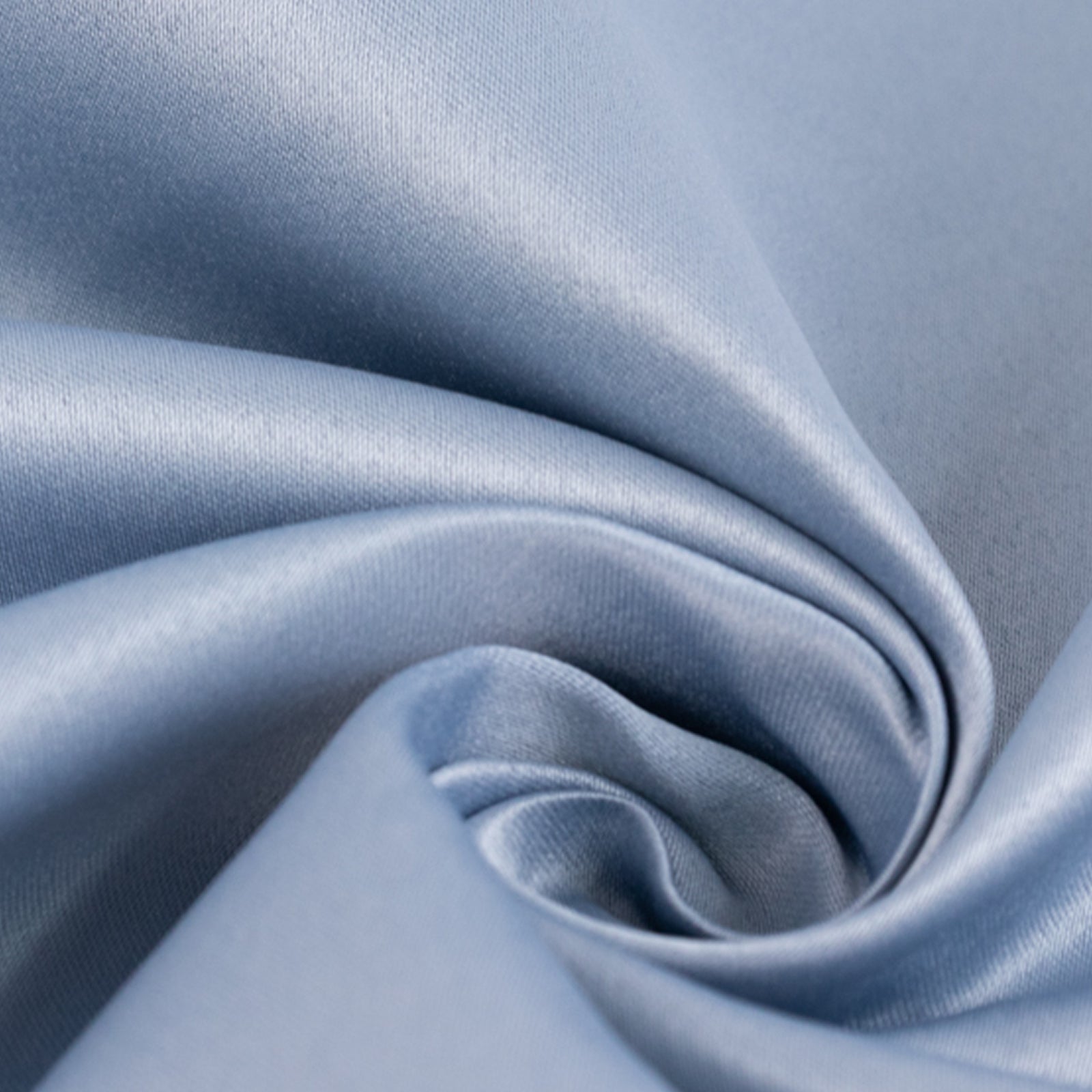 54x10 Yards Dusty Blue Lamour Satin Fabric Bolt, Heavy Matte Satin Fabric By The Yard