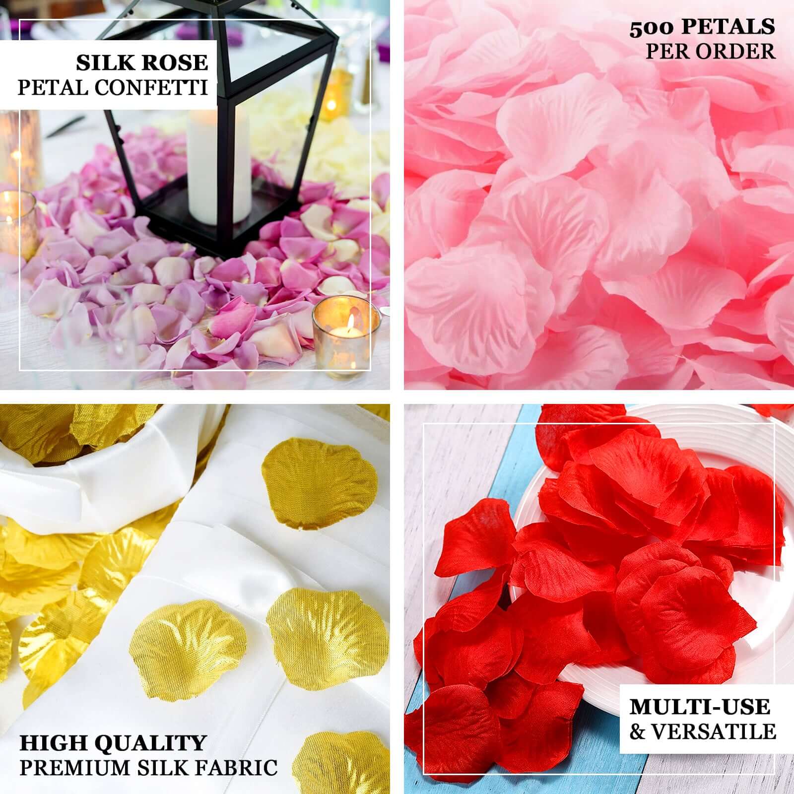 500-Pack Rose Petals Round Design Mint Silk Confetti - Decorative Scatters for Tables and Floors