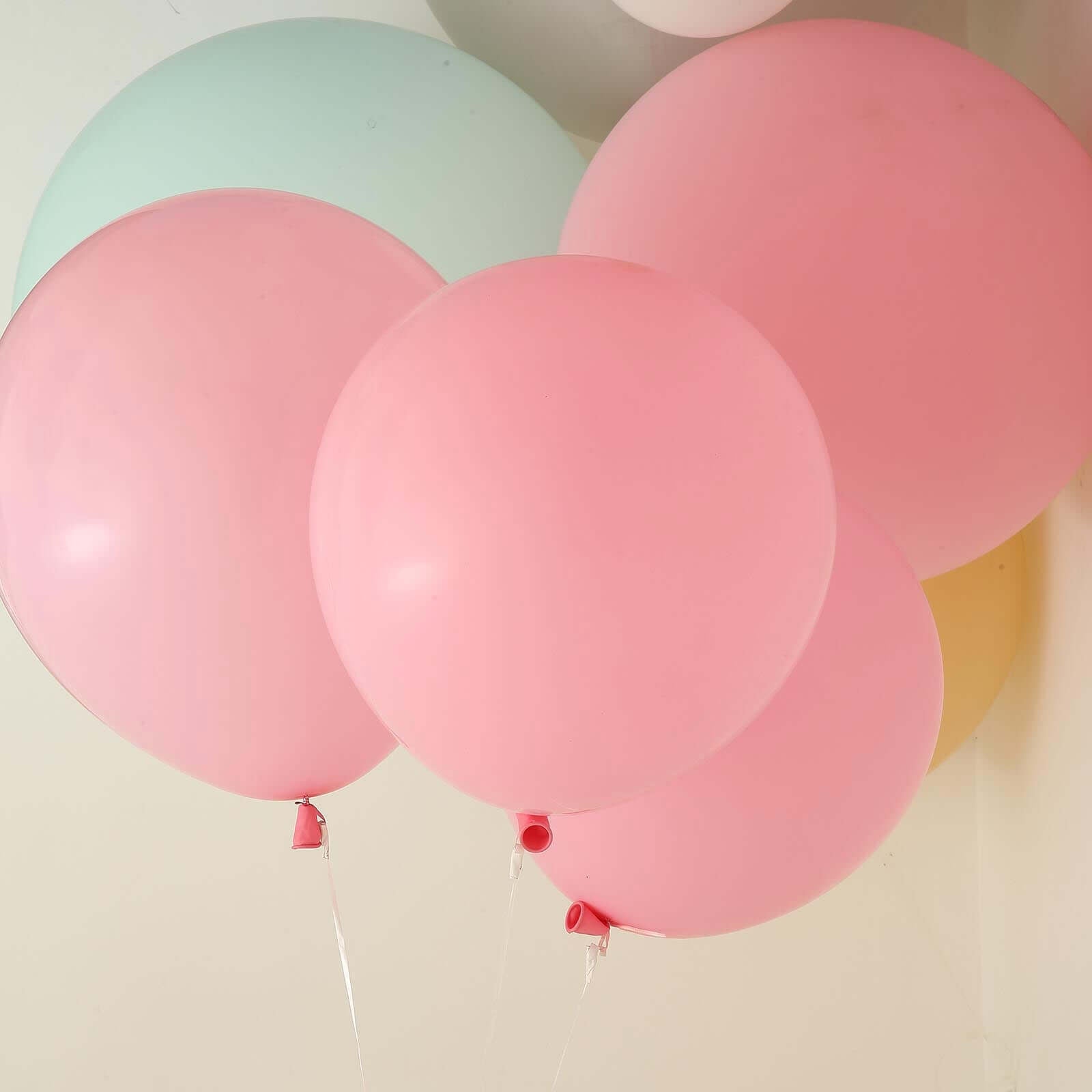 10 Pack 18 Matte Pastel Blush Helium or Air Latex Party Balloons