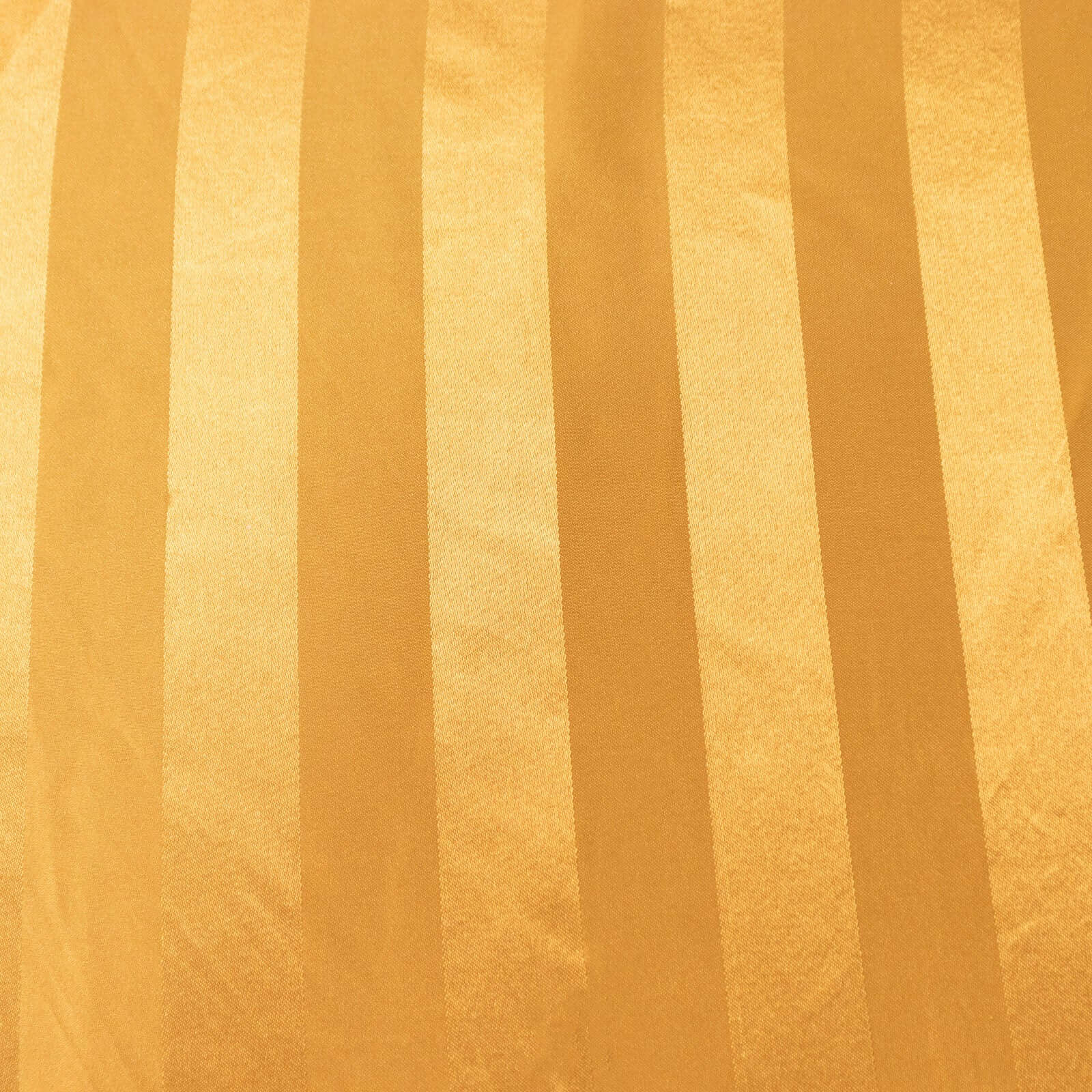 Satin Striped 90x132 Rectangular Tablecloth Gold Satin Stripe - Seamless Silky Smooth Table Cover