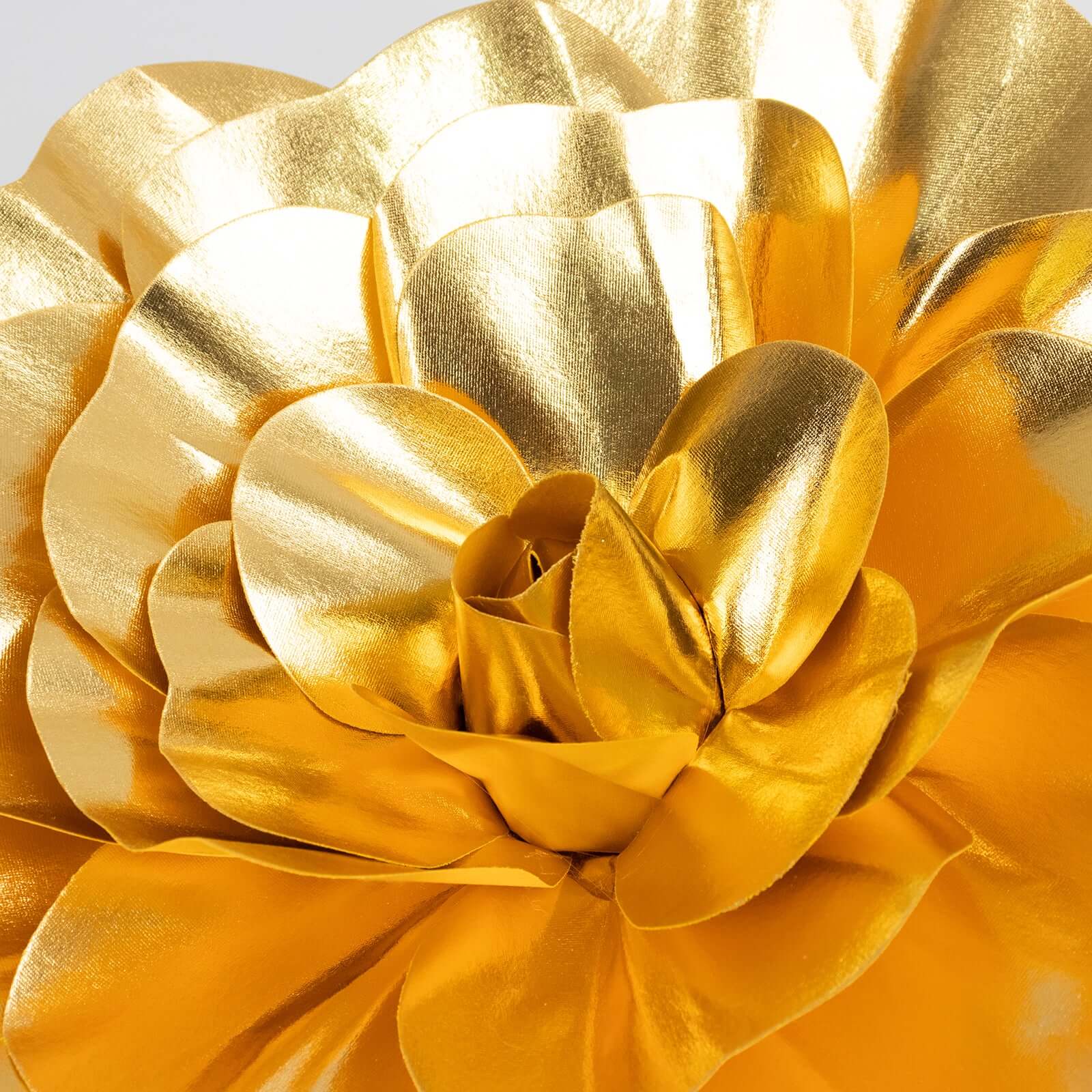 4 Pack 16 Large Metallic Gold Real Touch Artificial Foam DIY Craft Roses