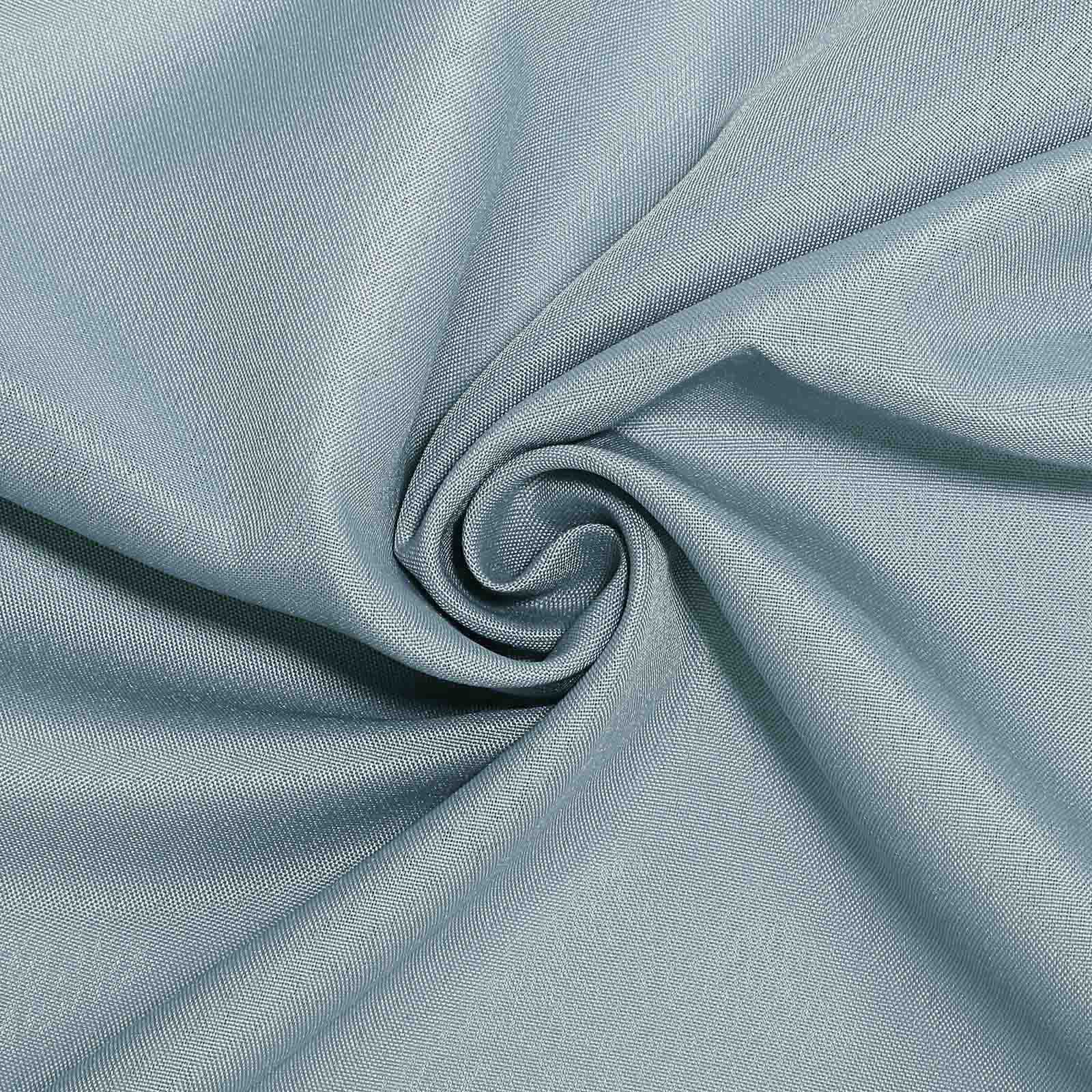 Polyester 108 Round Tablecloth Dusty Blue - Wrinkle-Resistant Table Cover