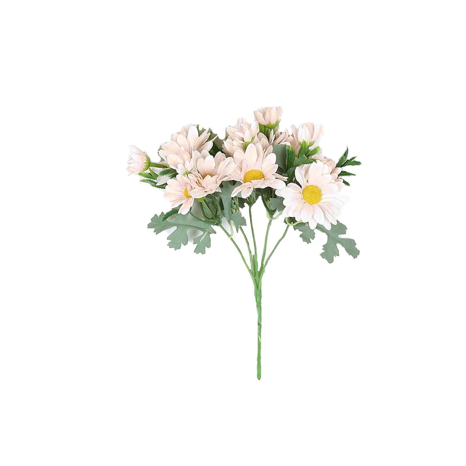4 Bushes 11 Blush Artificial Silk Daisy Flower Bouquet Branches