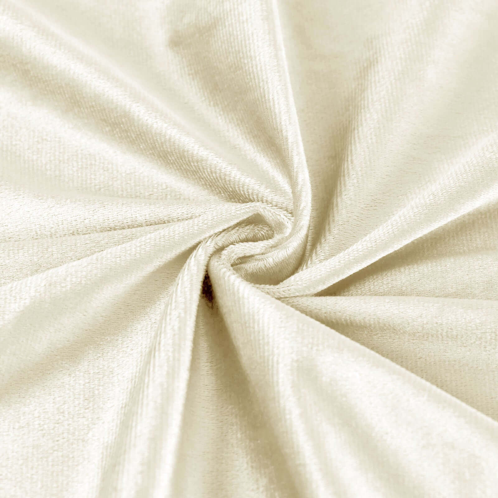 5 Pack Premium Velvet 20x20 Napkins Ivory - Soft Sheen Finish Cloth Napkins