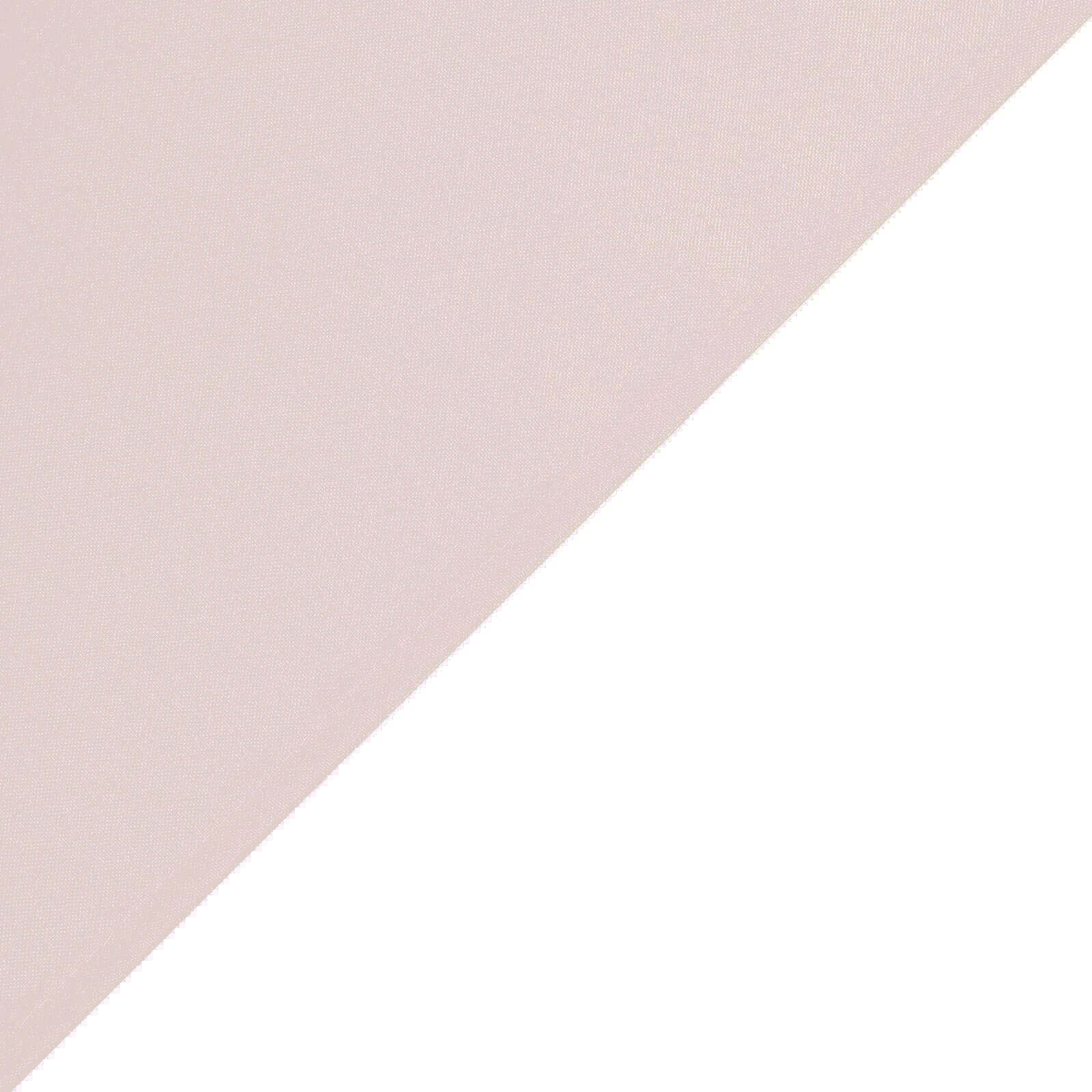 Polyester 70x70 Table Overlay Square Tablecloth Blush - Wrinkle-Resistant & Durable Table Cover