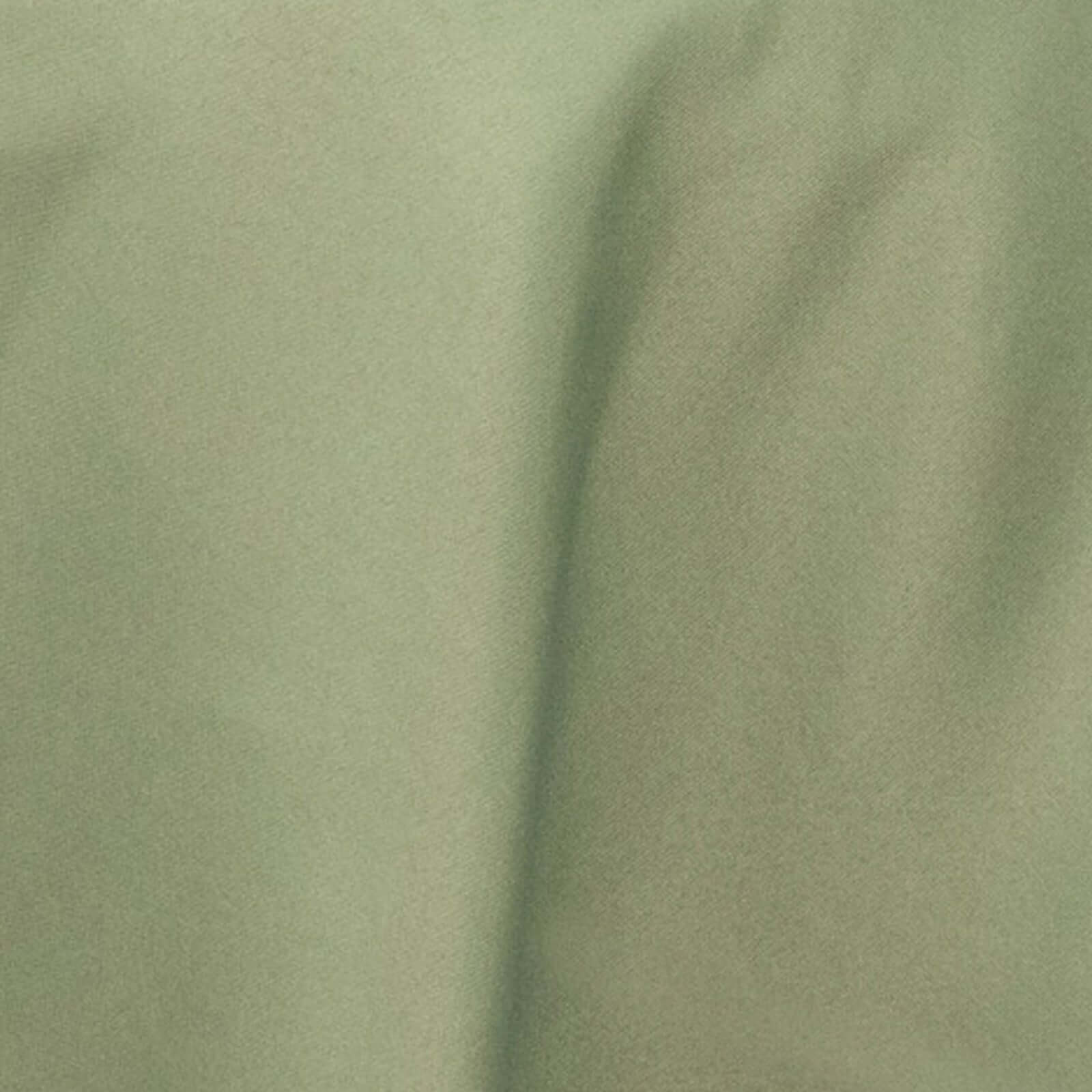 Premium Polyester 90 Round Tablecloth Dusty Sage Green - Stain and Wrinkle-Resistant Design with 220GSM Thickness Table Cover