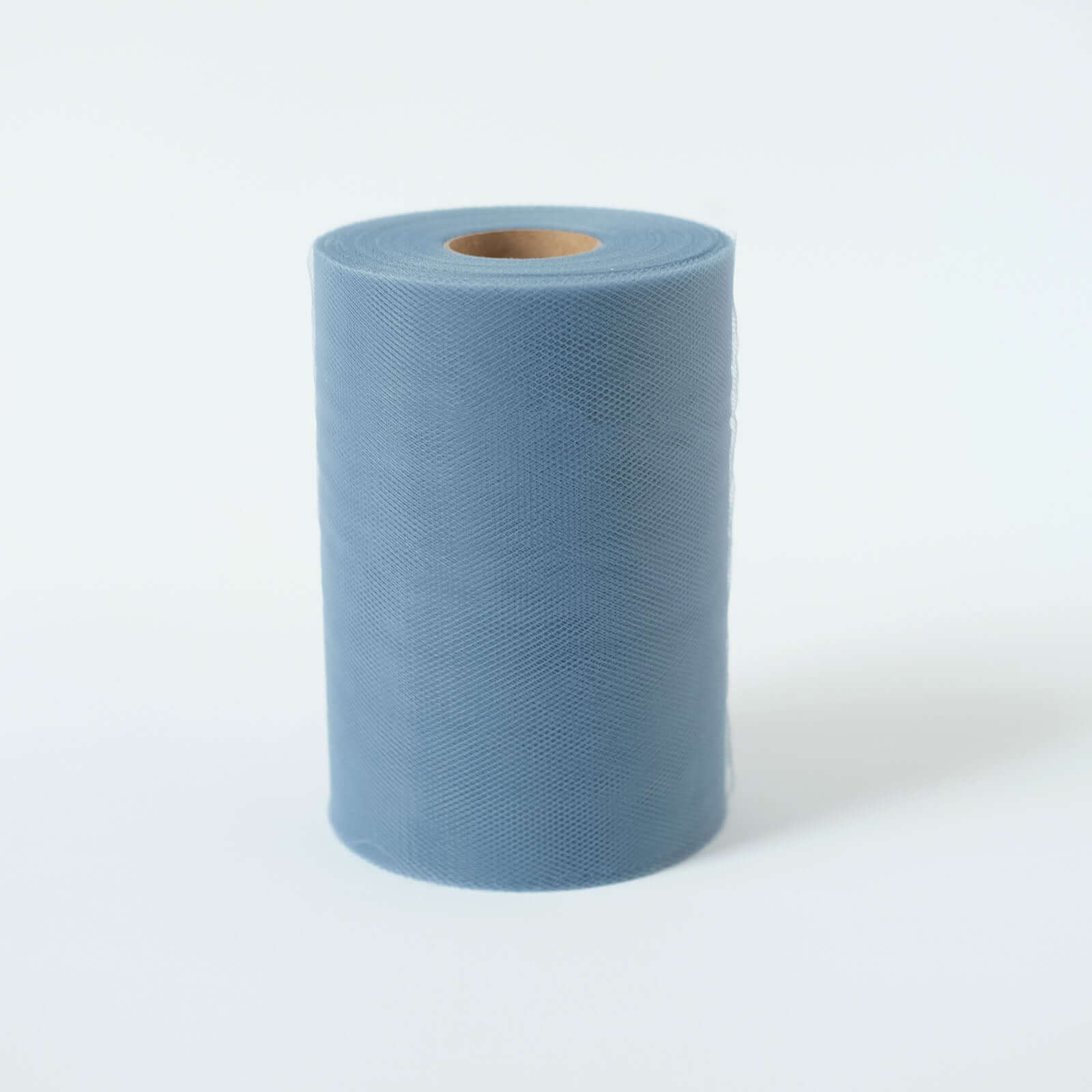 6x100 Yards Dusty Blue Tulle Fabric Bolt, Sheer Fabric Spool Roll For Crafts