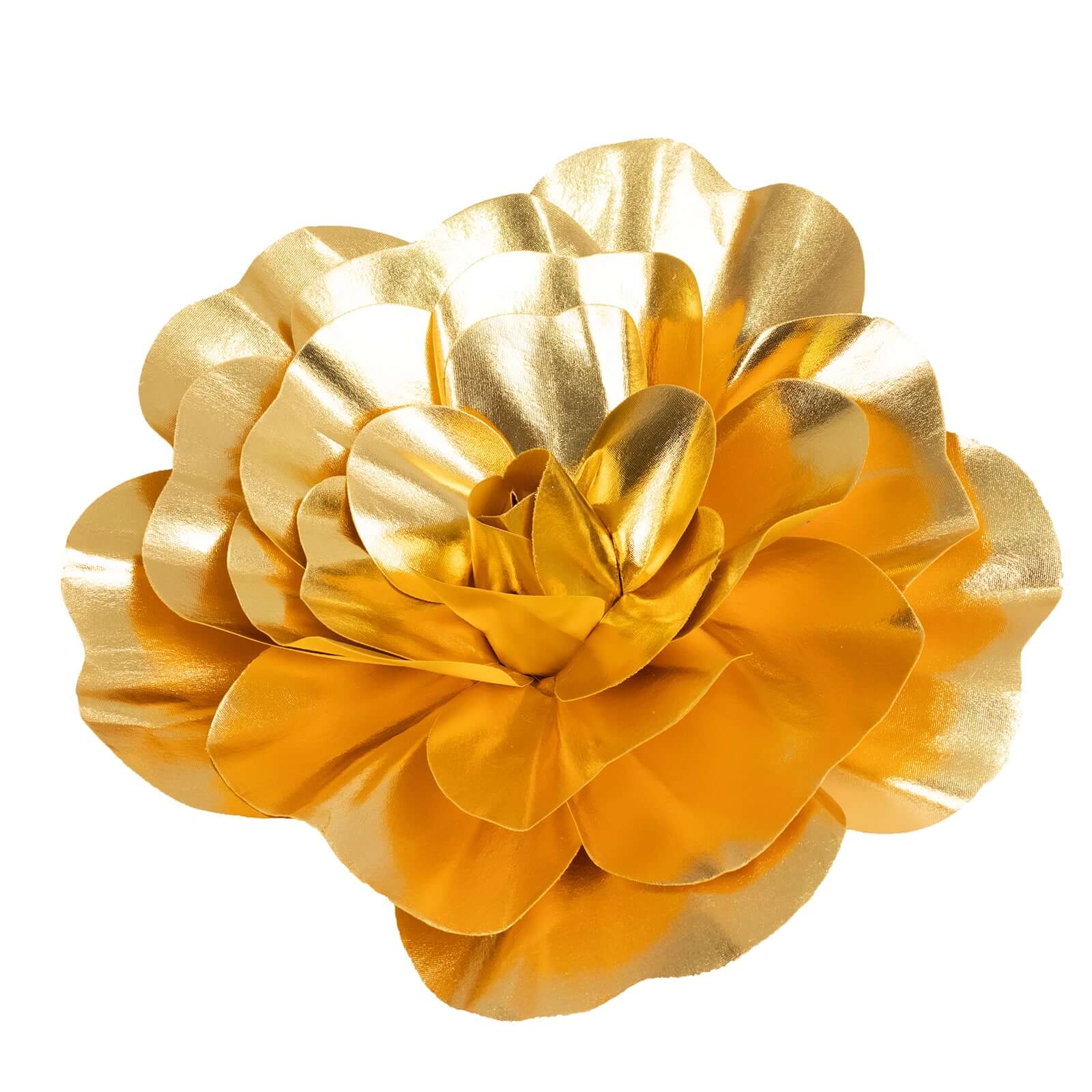 4 Pack 16 Large Metallic Gold Real Touch Artificial Foam DIY Craft Roses