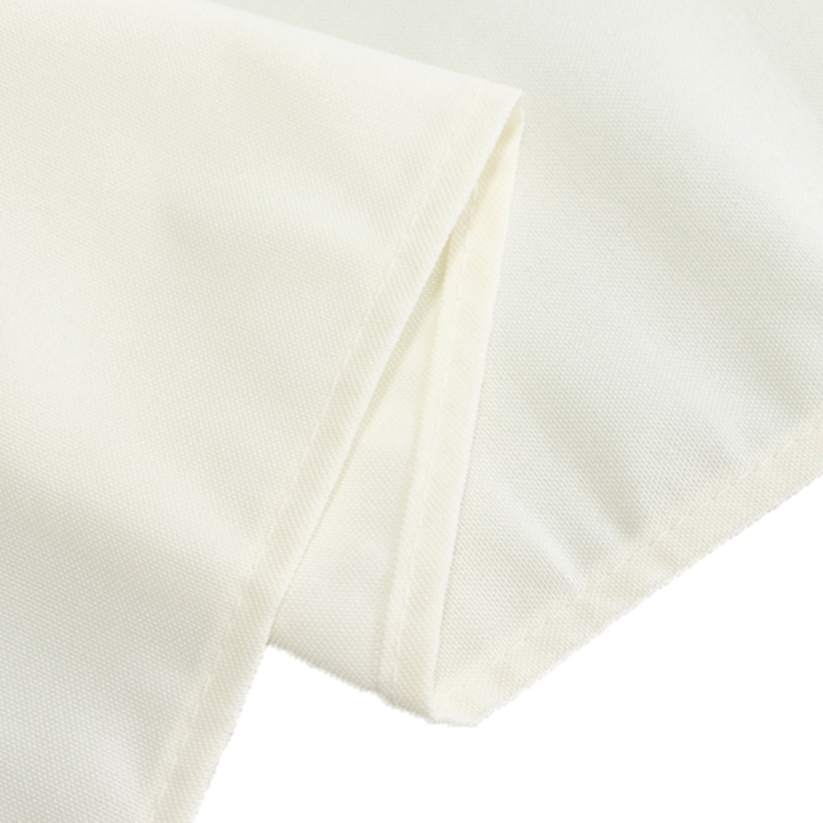 Fire Retardant Premium Polyester 60x102 Rectangular Tablecloth Ivory - High-Performance Table Cover