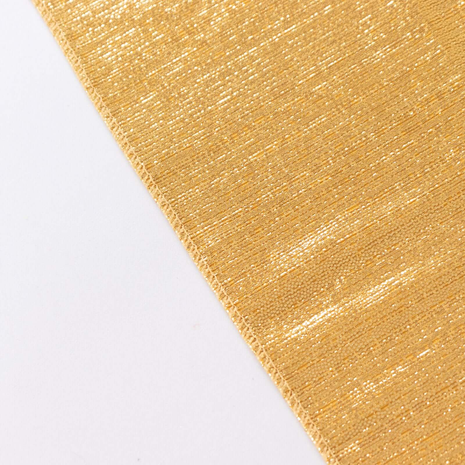 Sequin Dots Polyester 60x126 Rectangle Tablecloth Shimmering Gold - Wrinkle Free & Sparkling Table Cover for Stylish Event Decor