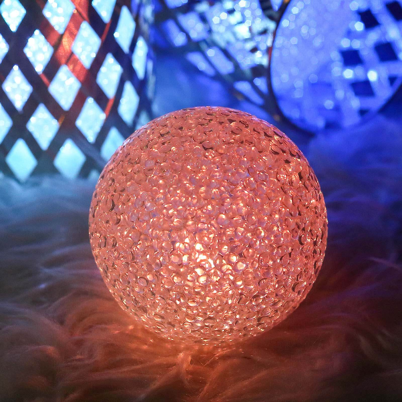 4-Pack LED Mini Light Globes Color Changing - Battery Operated Ball Centerpiece Fillers 3