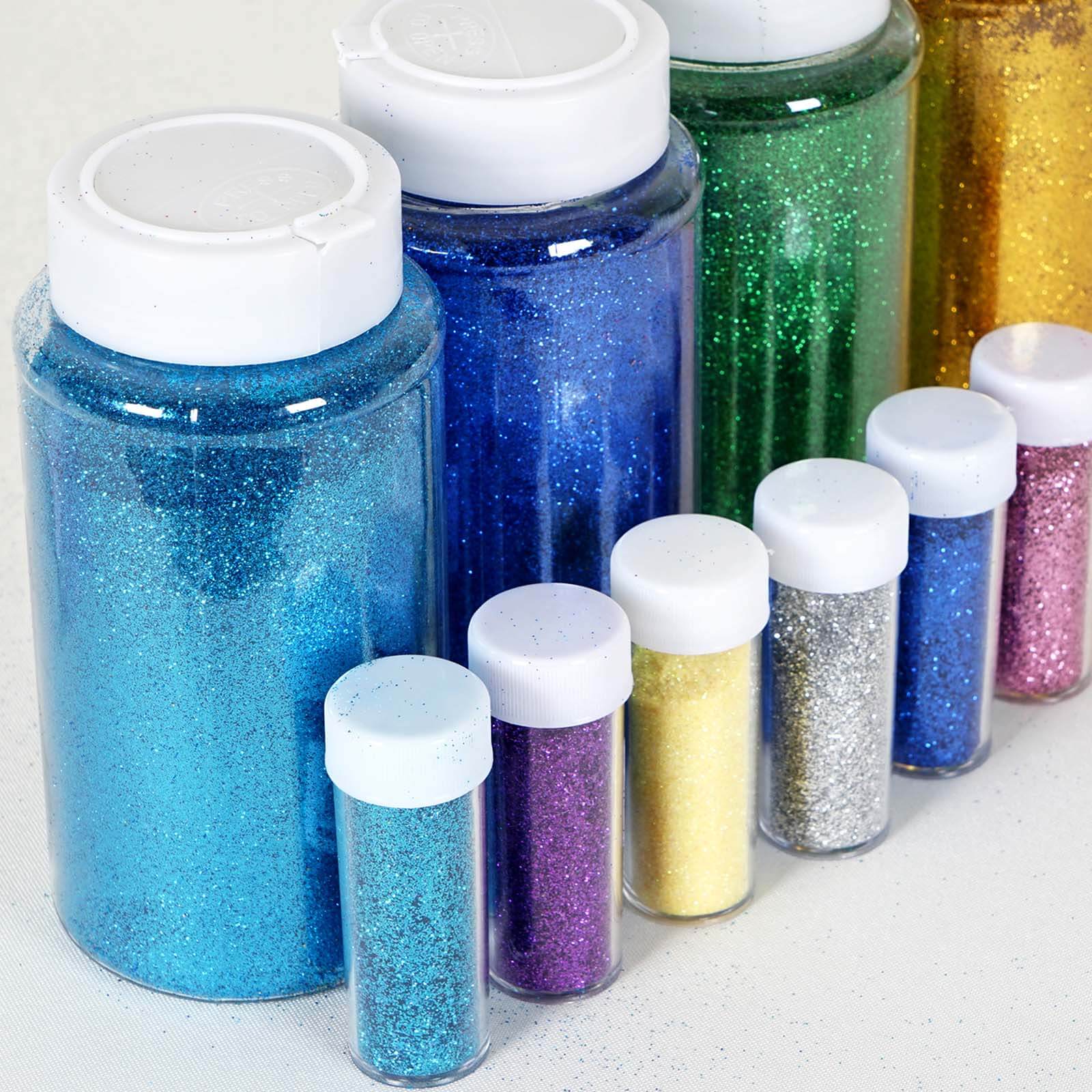 Extra Fine Glitter Bottle Silver - Nontoxic Gliiter Dust Powder for Fun DIY Projects Kids’ Crafts Resin Art & Festival Decor 1 lb