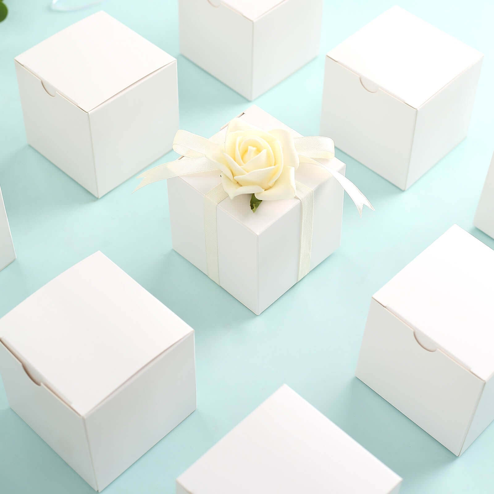 100 Pack 3 Easy DIY White Party Or Shower Favor Candy Gift Boxes