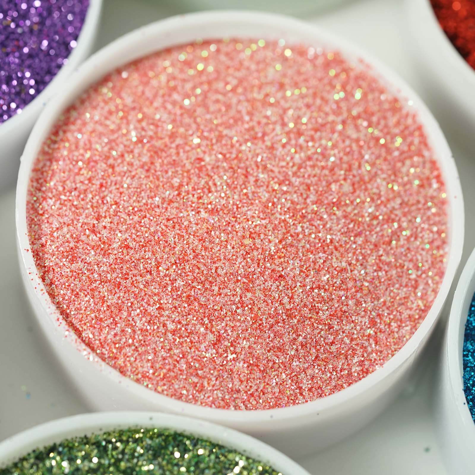 Extra Fine Glitter Bottle Coral - Nontoxic Gliiter Dust Powder for Fun DIY Projects Kids’ Crafts Resin Art & Festival Decor 1 lb