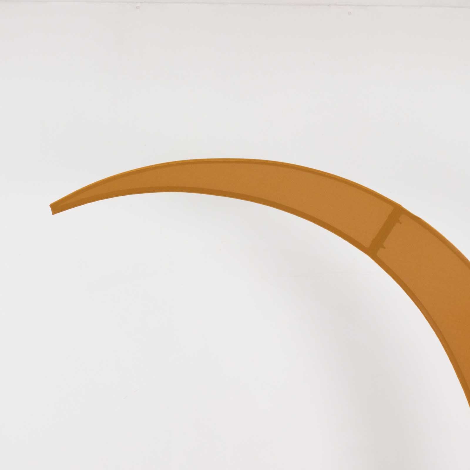 7.5ft Gold Spandex Crescent Moon Wedding Arch Cover, Custom Fitted Chiara Backdrop Stand Cover