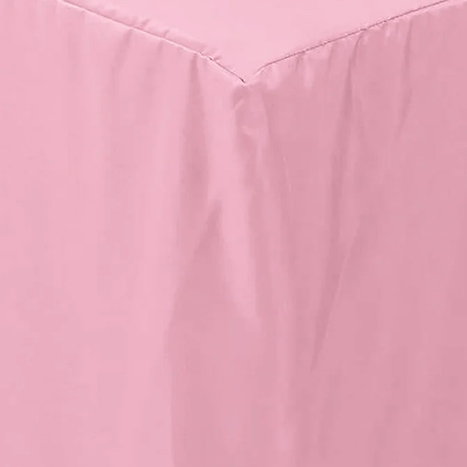 Fitted Polyester 72x30 Rectangle Tablecloth Pink - Durable and Easy to Maintain Table Cover