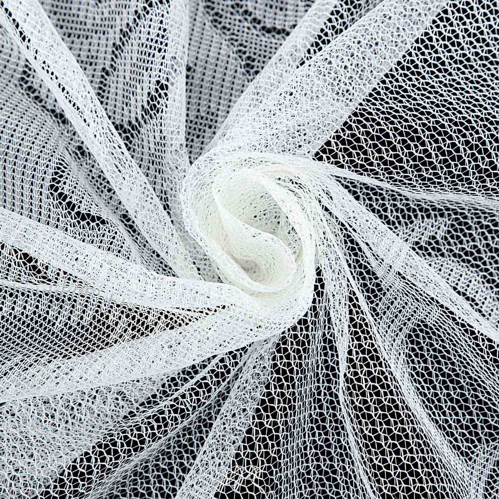 Lace 120 Round Tablecloth White - Seamless Premium Design for Upscale Celebrations