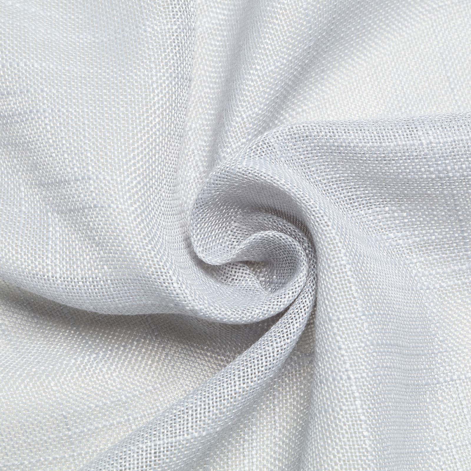 Linen 72x72 Table Overlay Square Tablecloth Silver - Slubby Textured Wrinkle-Resistant Design for Stylish Occasions