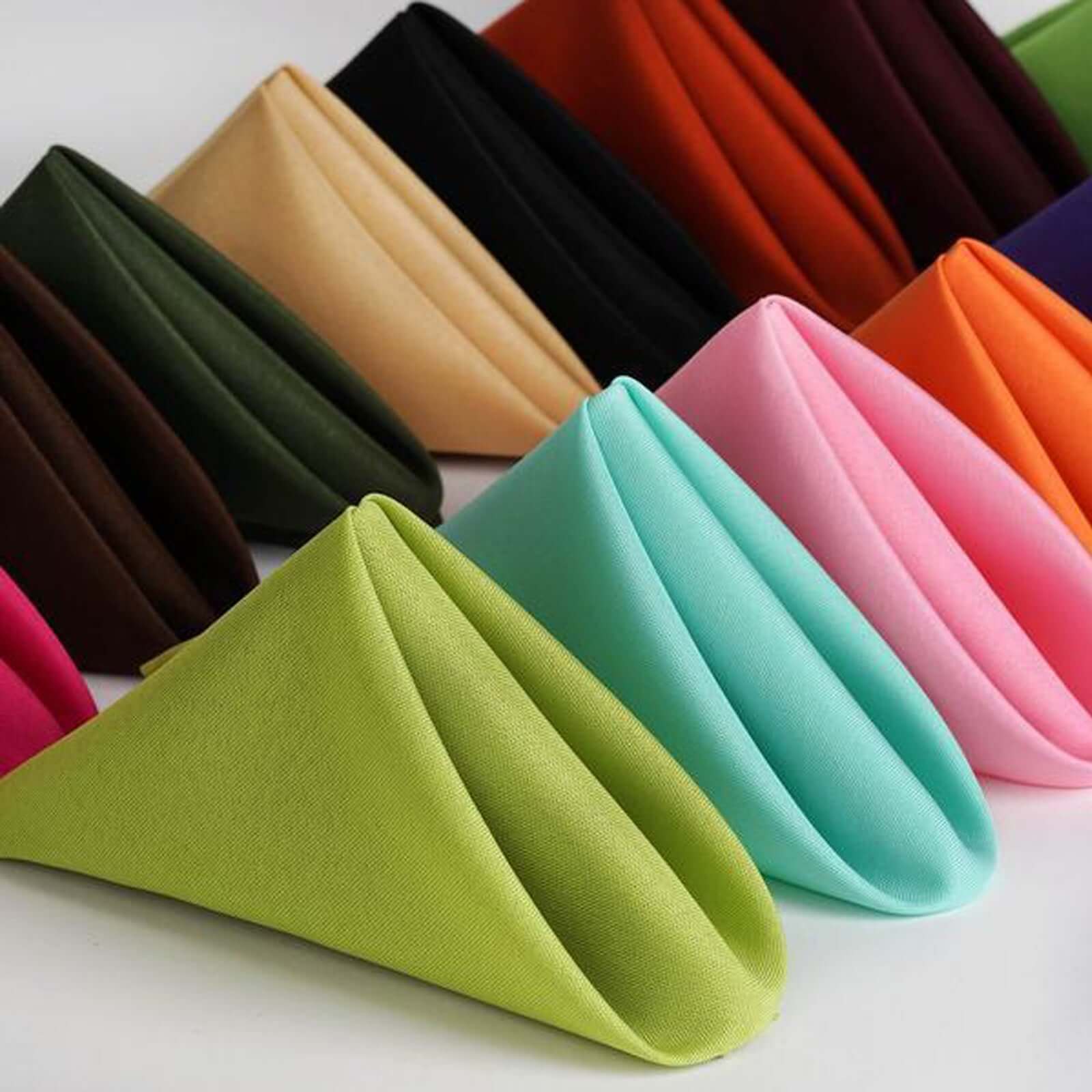5 Pack Polyester 17x17 Napkins Navy Blue Faux Denim Style Dinner Napkins for Casual Gatherings & Themed Events