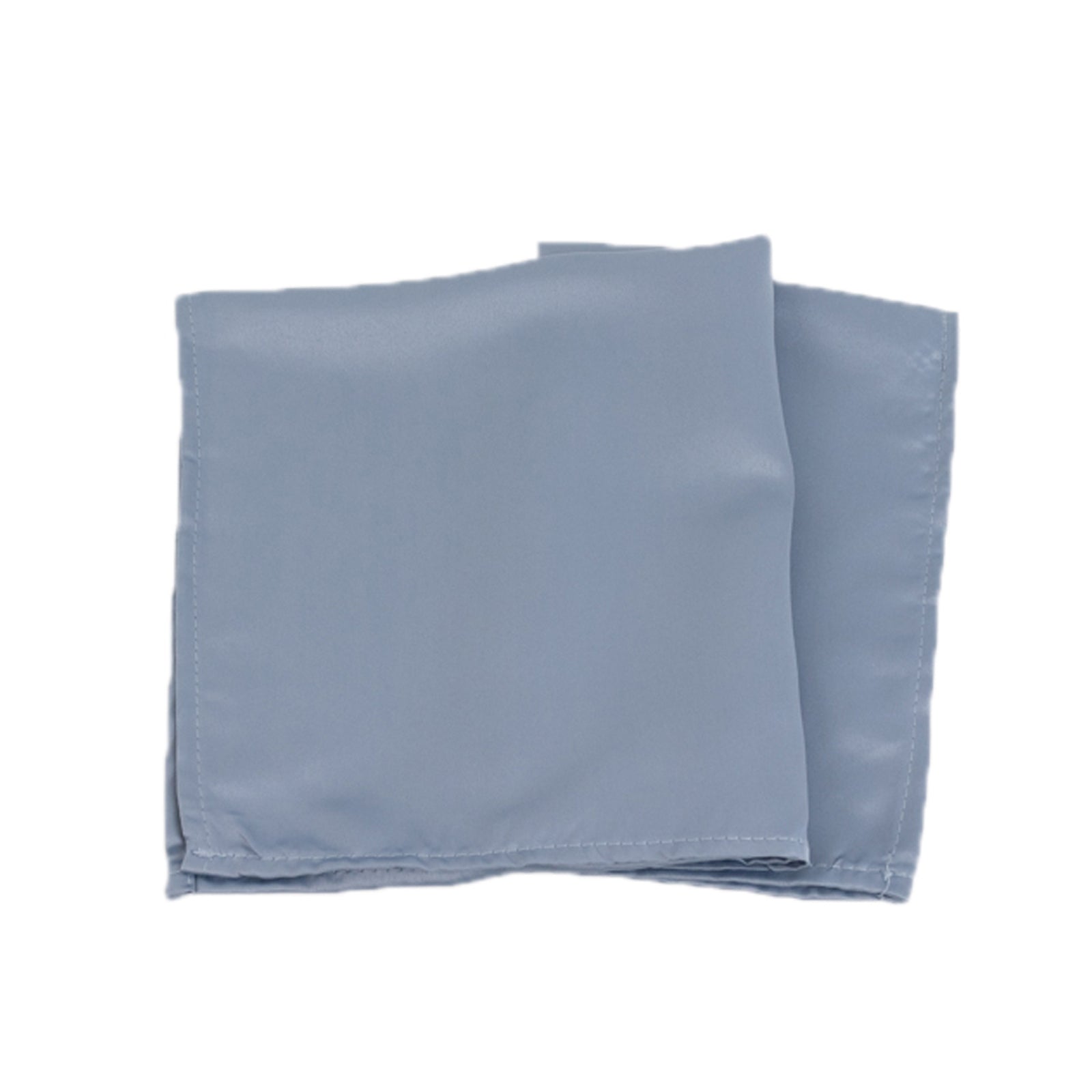 5 Pack Lamour Satin 20x20 Napkins Dusty Blue - Soft Matte Finish Dinner Napkins